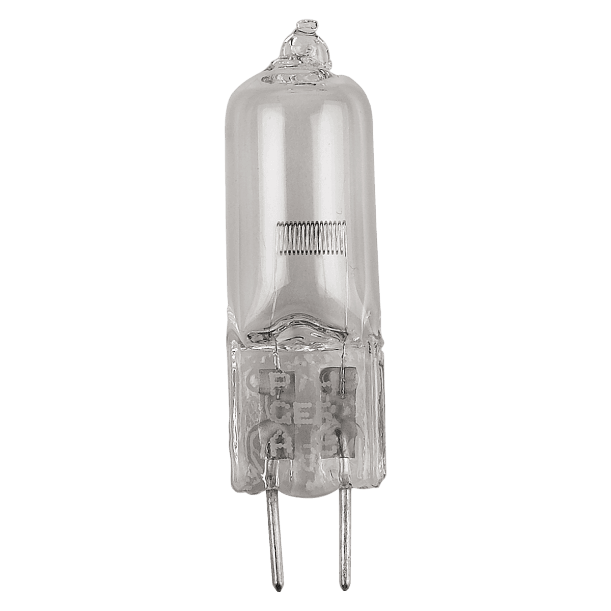 A-dec Operatory Light Halogen Bulb, 95W, 17V, T4, G6.35 2-Pin, 2 in, Clear, 041.709.00 thumbnail 2