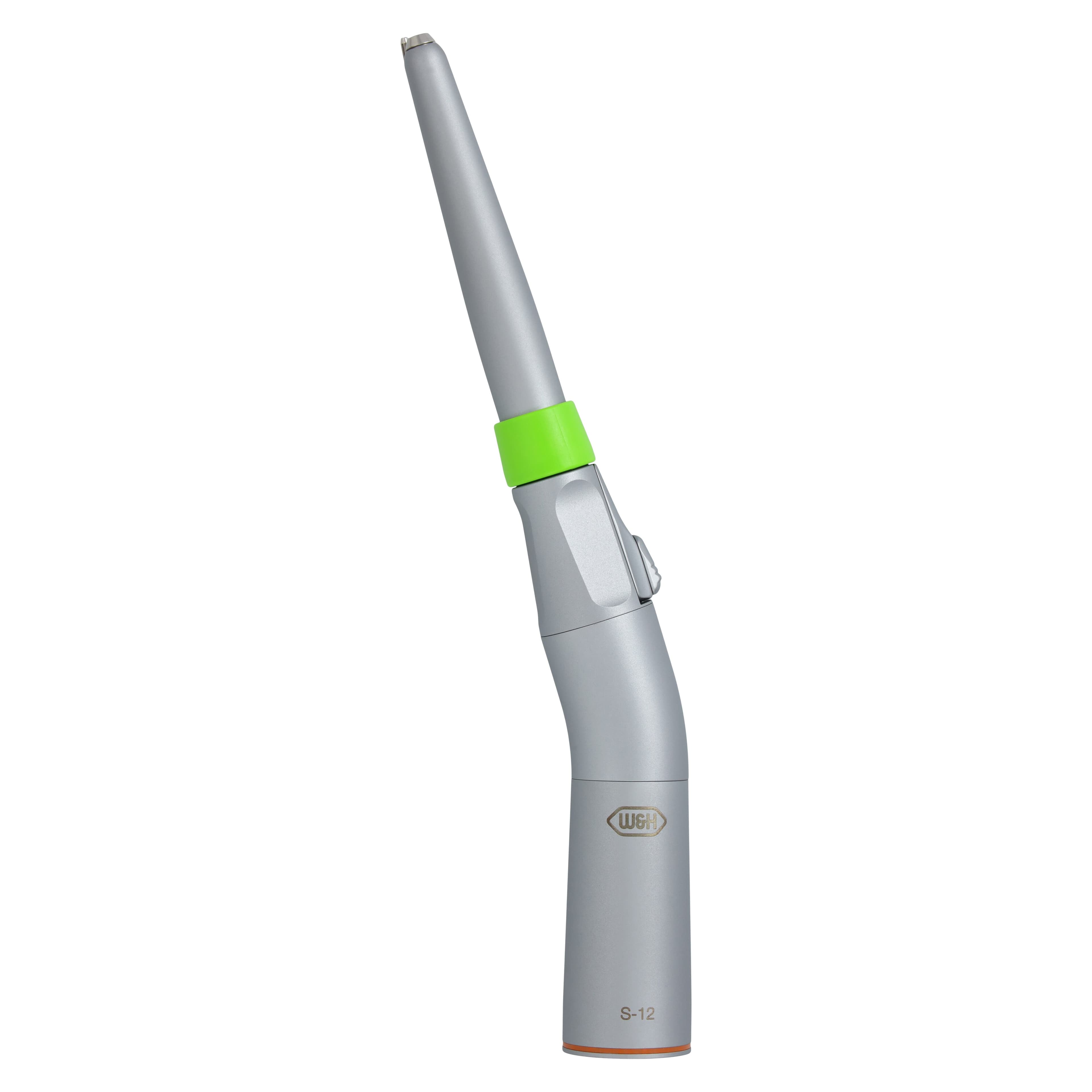 W&H Surgical Electric Handpiece S-12, Contra Angle, Lever Autochuck, External Spray, No Light, 1:2 Ratio, 40,000 rpm thumbnail 2