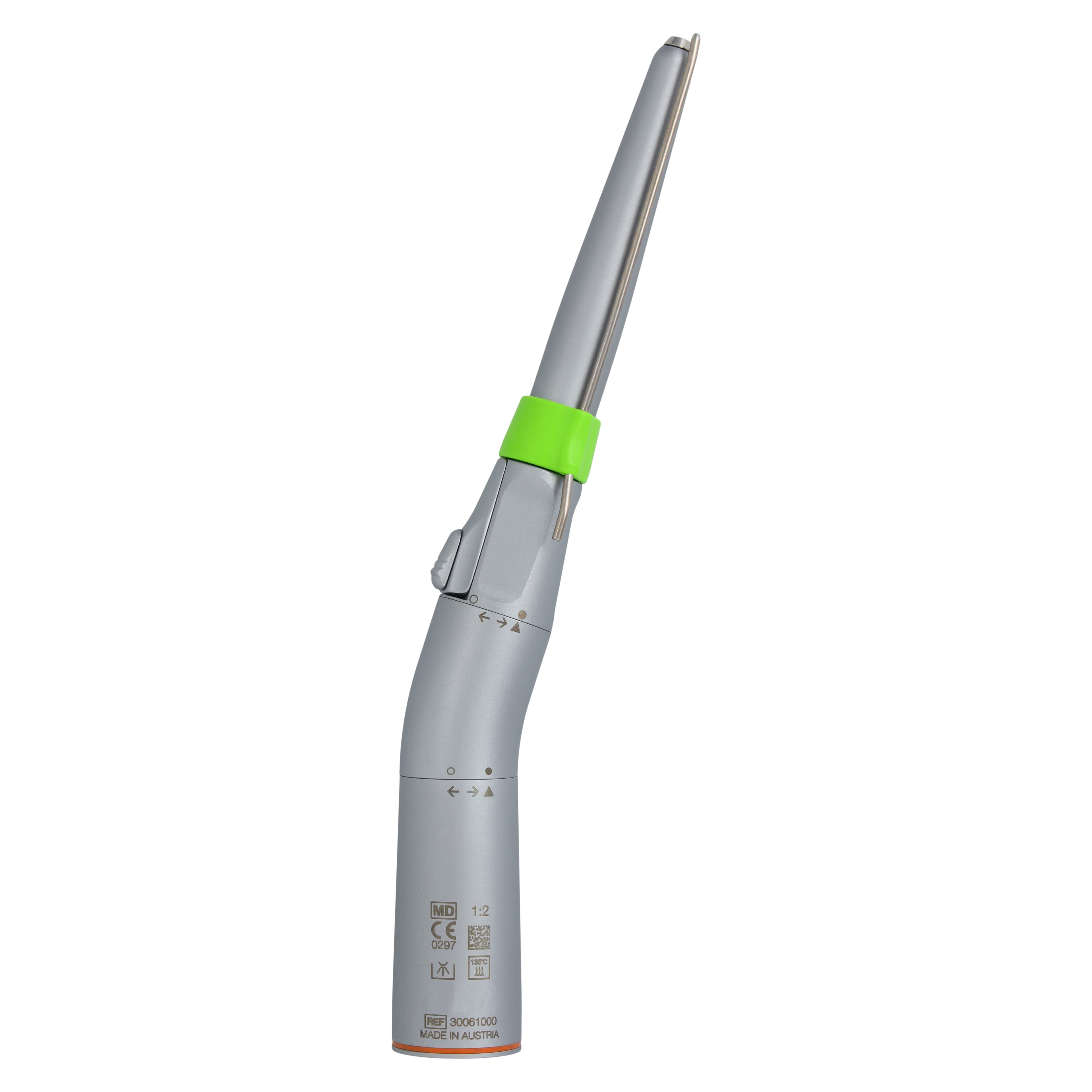 W&H Surgical Electric Handpiece S-12, Contra Angle, Lever Autochuck, External Spray, No Light, 1:2 Ratio, 40,000 rpm thumbnail 3
