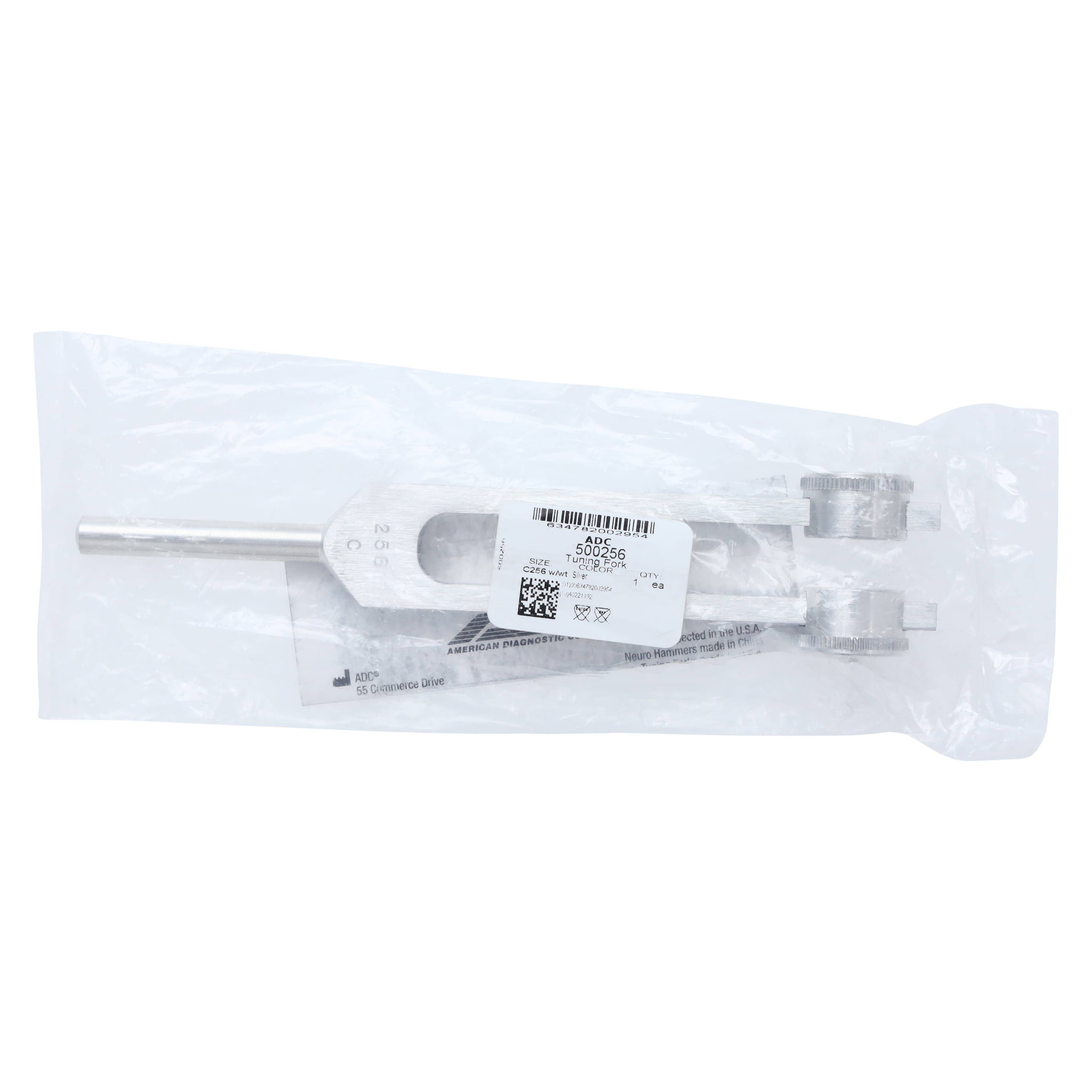 American Diagnostic Tuning Fork 256 CPS, Aluminum Alloy, Each thumbnail 6