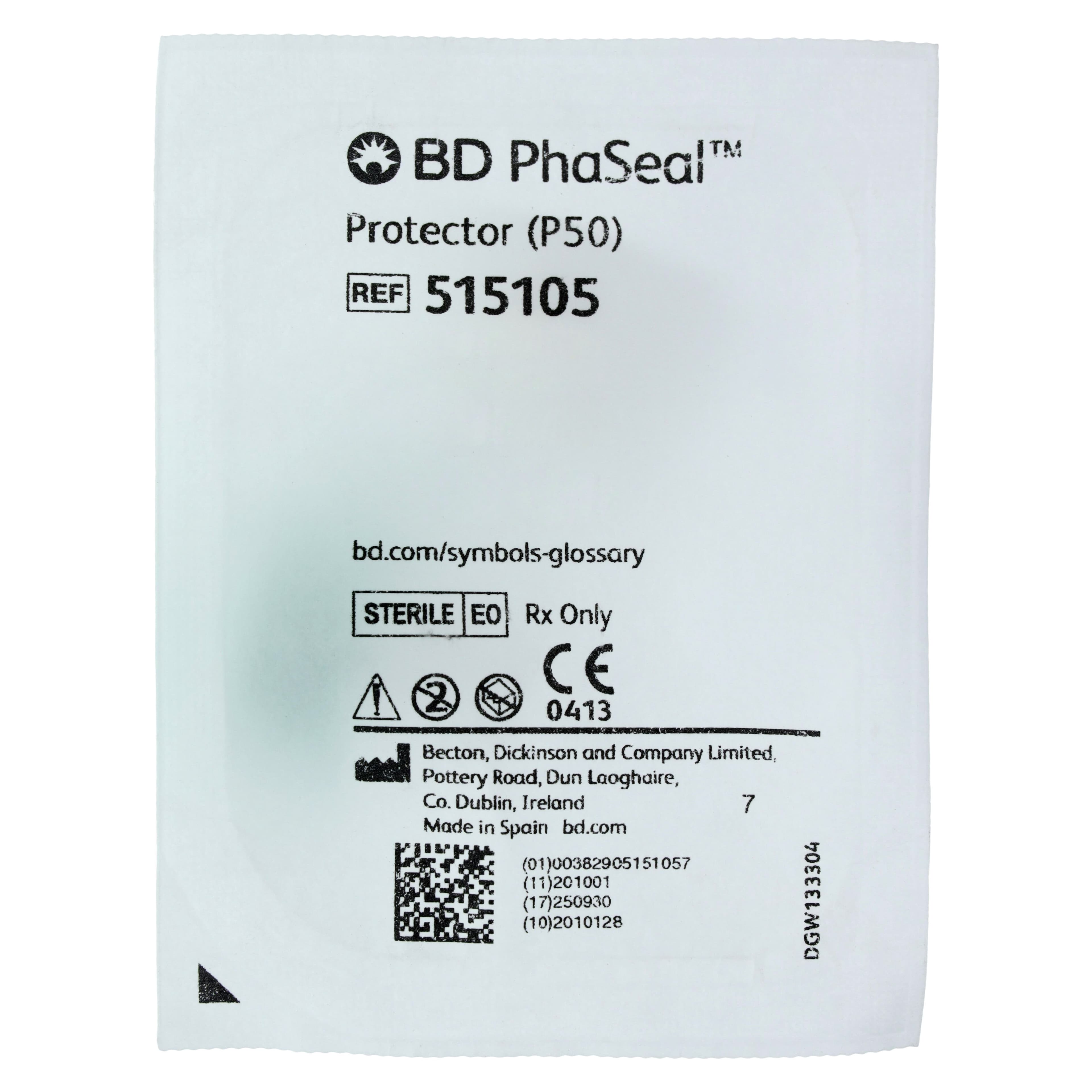 BD PhaSeal Protector 50 Drug Vial Adapter, 50 mL Air Equalizing Capacity, Sterile, BPA-Free, Latex-Free, Green/White, 100/Case thumbnail 3