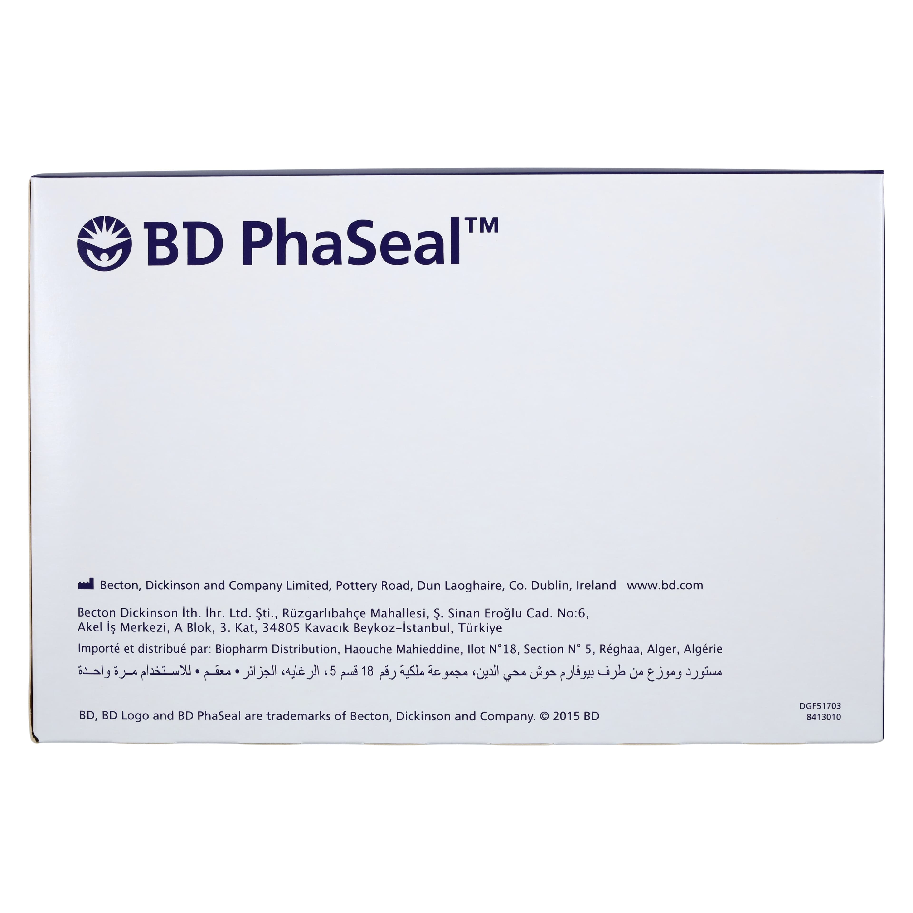 BD PhaSeal Protector 50 Drug Vial Adapter, 50 mL Air Equalizing Capacity, Sterile, BPA-Free, Latex-Free, Green/White, 100/Case thumbnail 5