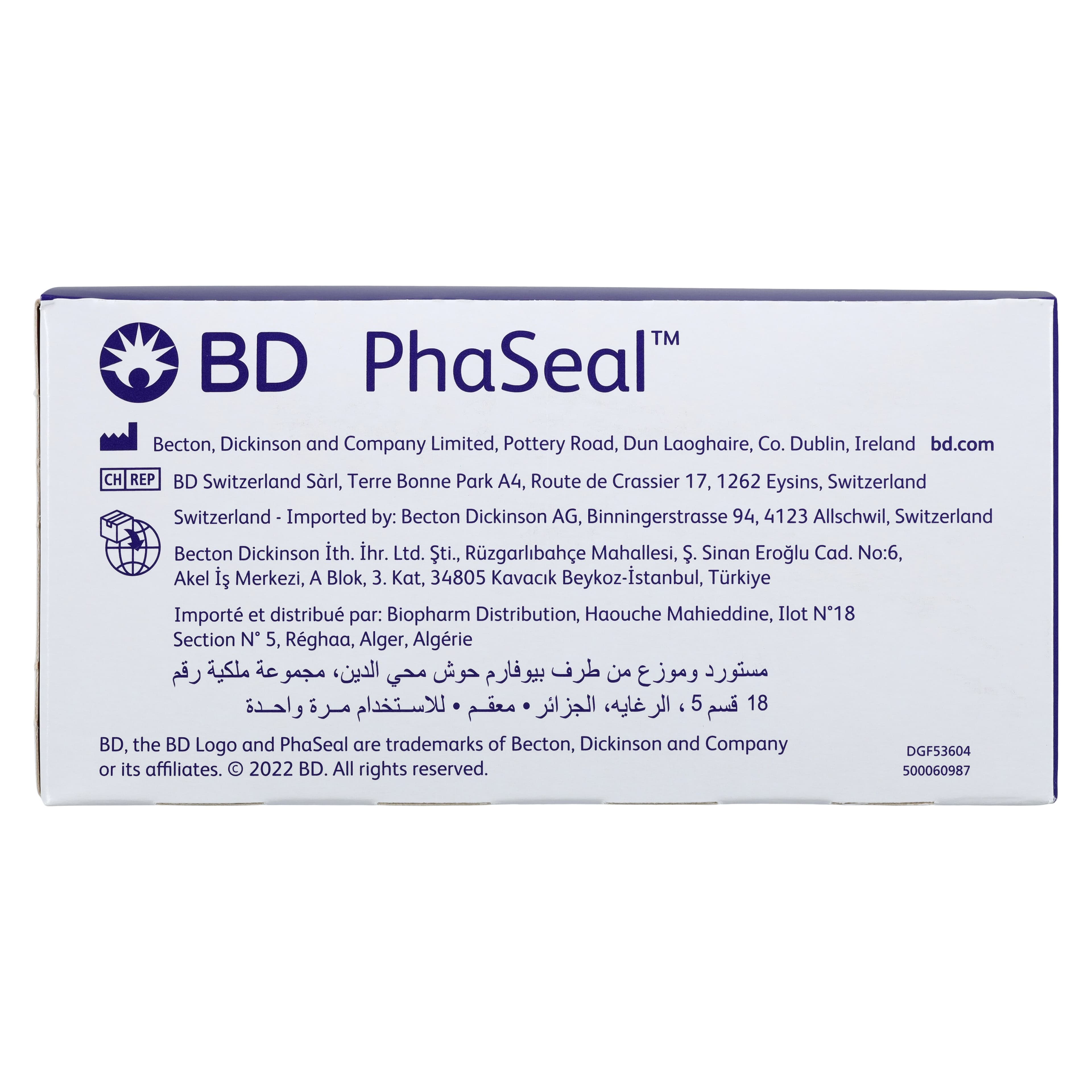 BD PhaSeal IV Tubing Connector, Needleless, Standard Luer Lock, Closed System with Internal Pistons, C45, 200/Case thumbnail 4