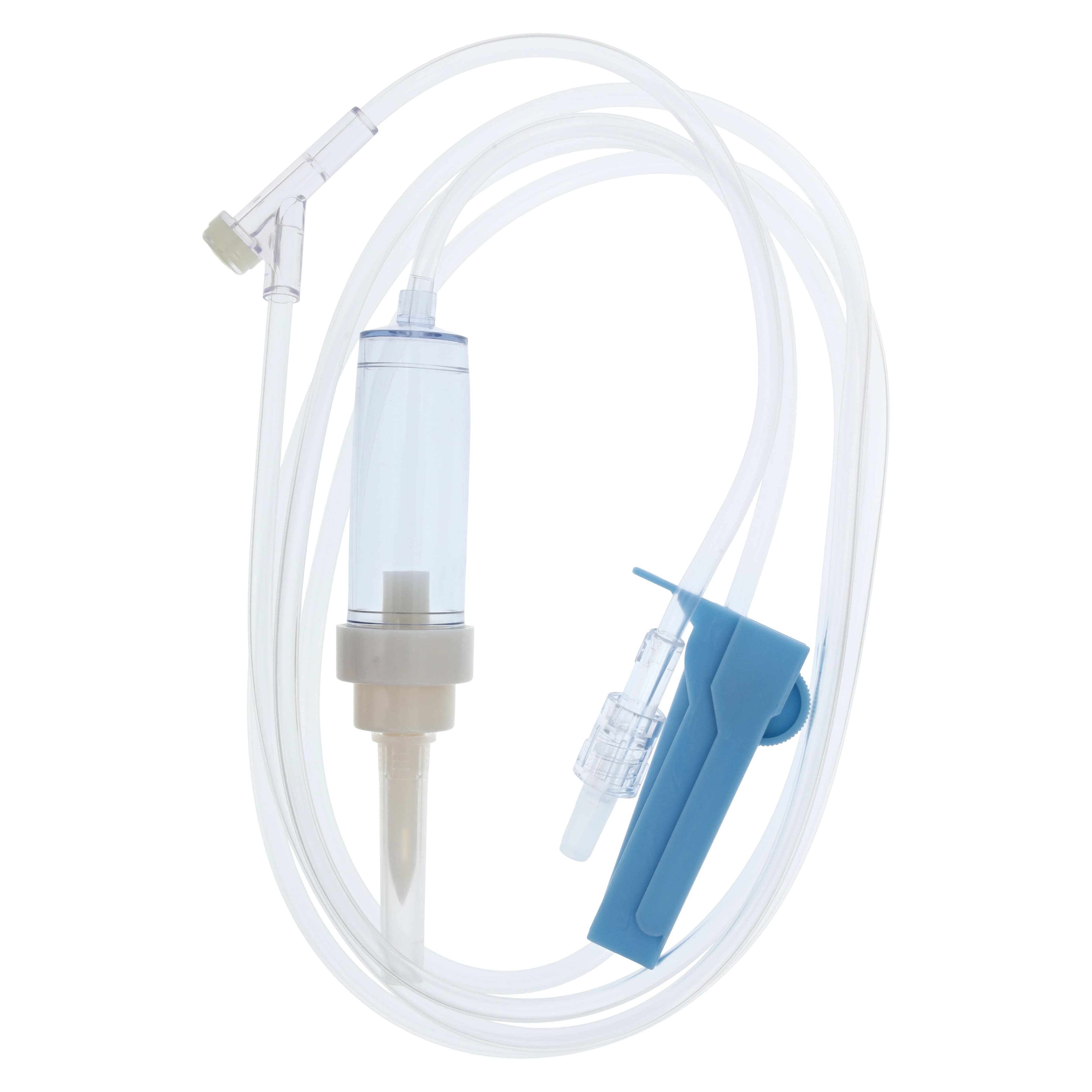 Amsafe IV Administration Set, Y-Injection Site, 10 Drops/mL, Priming Volume 15mL, 72" Tubing, Rotating Male Luer Lock, Non-DEHP, Sterile, Each thumbnail 2