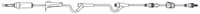 Amsino Amsafe EMS IV Administration Set, Needleless, 2 Y-Injection Sites, 10 Drops/mL, 83" with Extension Set, Non-DEHP, Sterile, Each - 10 Drop IV Set w/Ext/Nf - Image 1