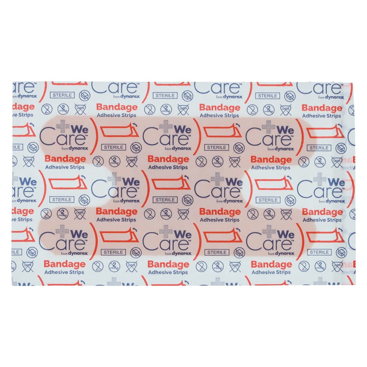 DynaSafety Fabric Adhesive Bandage, Knuckle, 1.5" x 3", Flesh, Sterile, 100/Box thumbnail 3