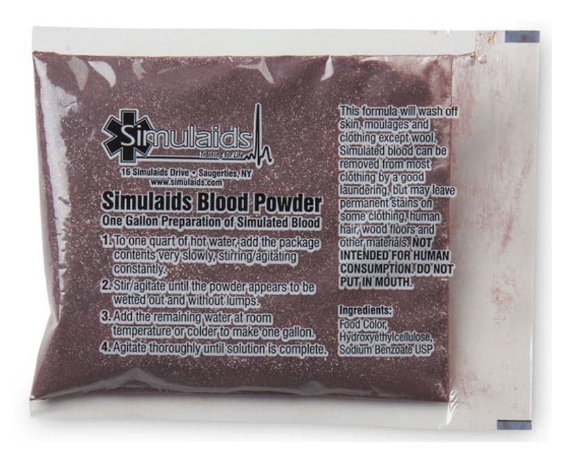 Nasco Healthcare Blood Powder for Simulated Blood, 1 Gallon - Blood Powder 1gal - Image 1