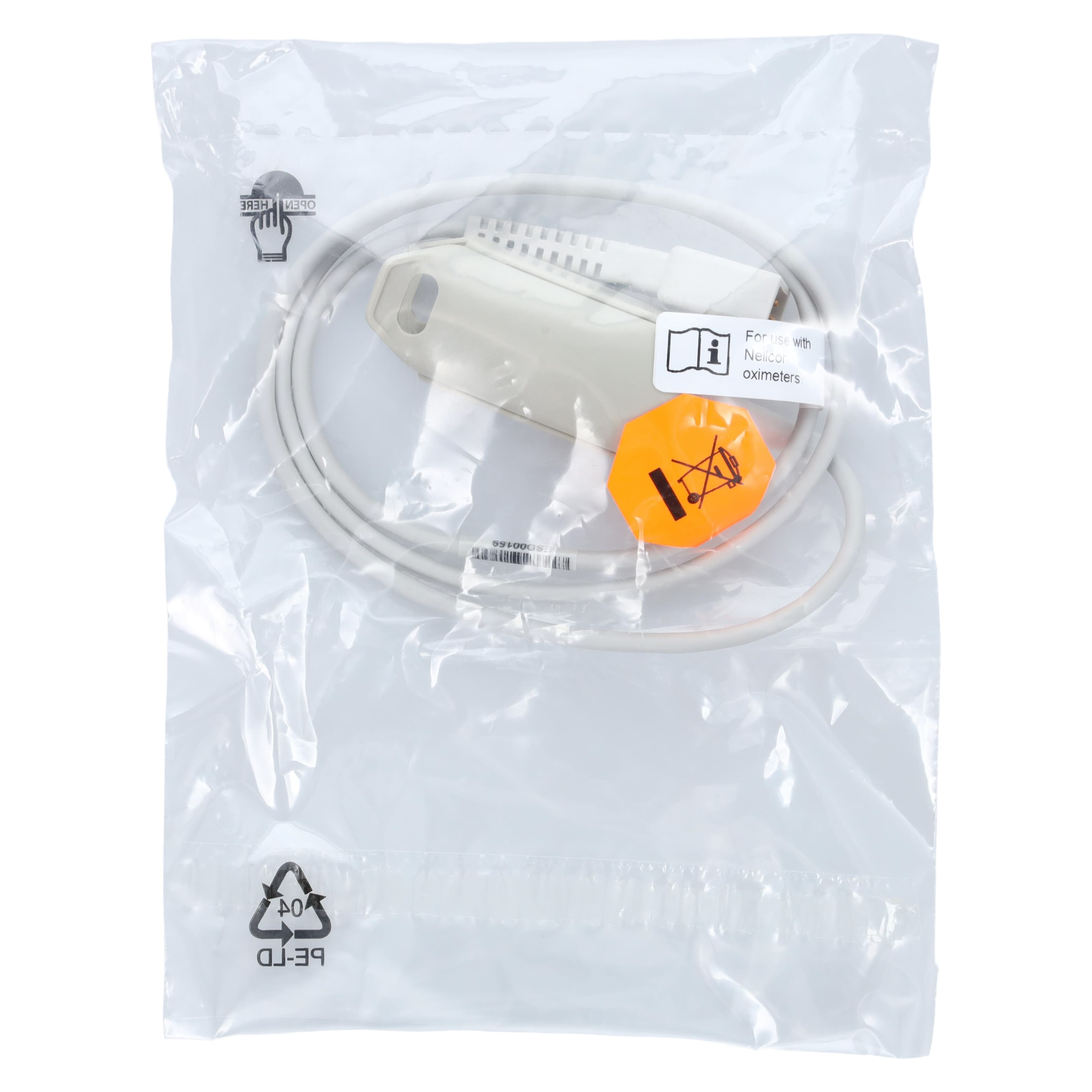 Nellcor DS100A Reusable SpO2 Clip Sensor, Adult, Each thumbnail 2