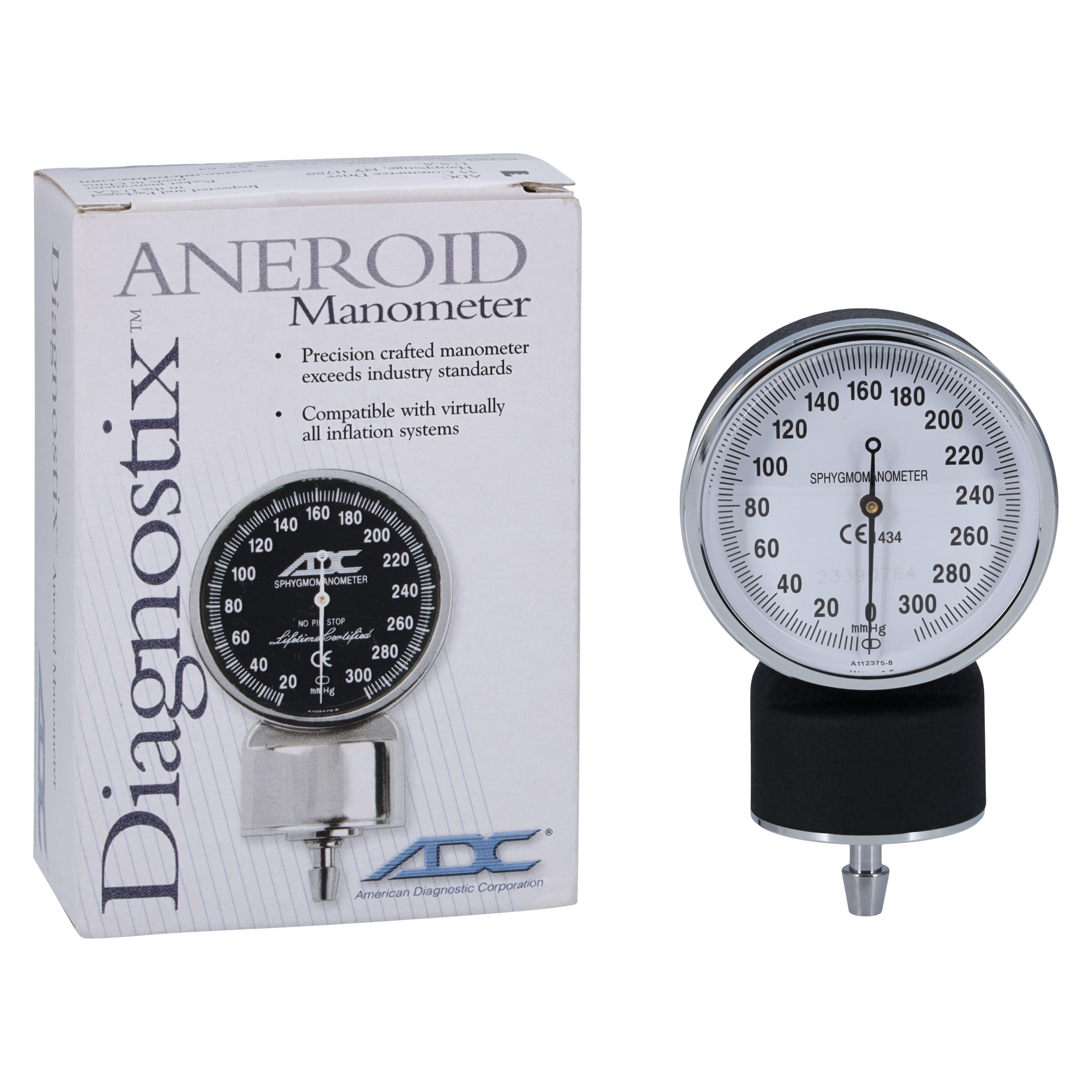 American Diagnostic Aneroid Sphygmomanometer Gauge, White, Latex-Free, for 770/778/780/785/790 Series Blood Pressure Units thumbnail 2