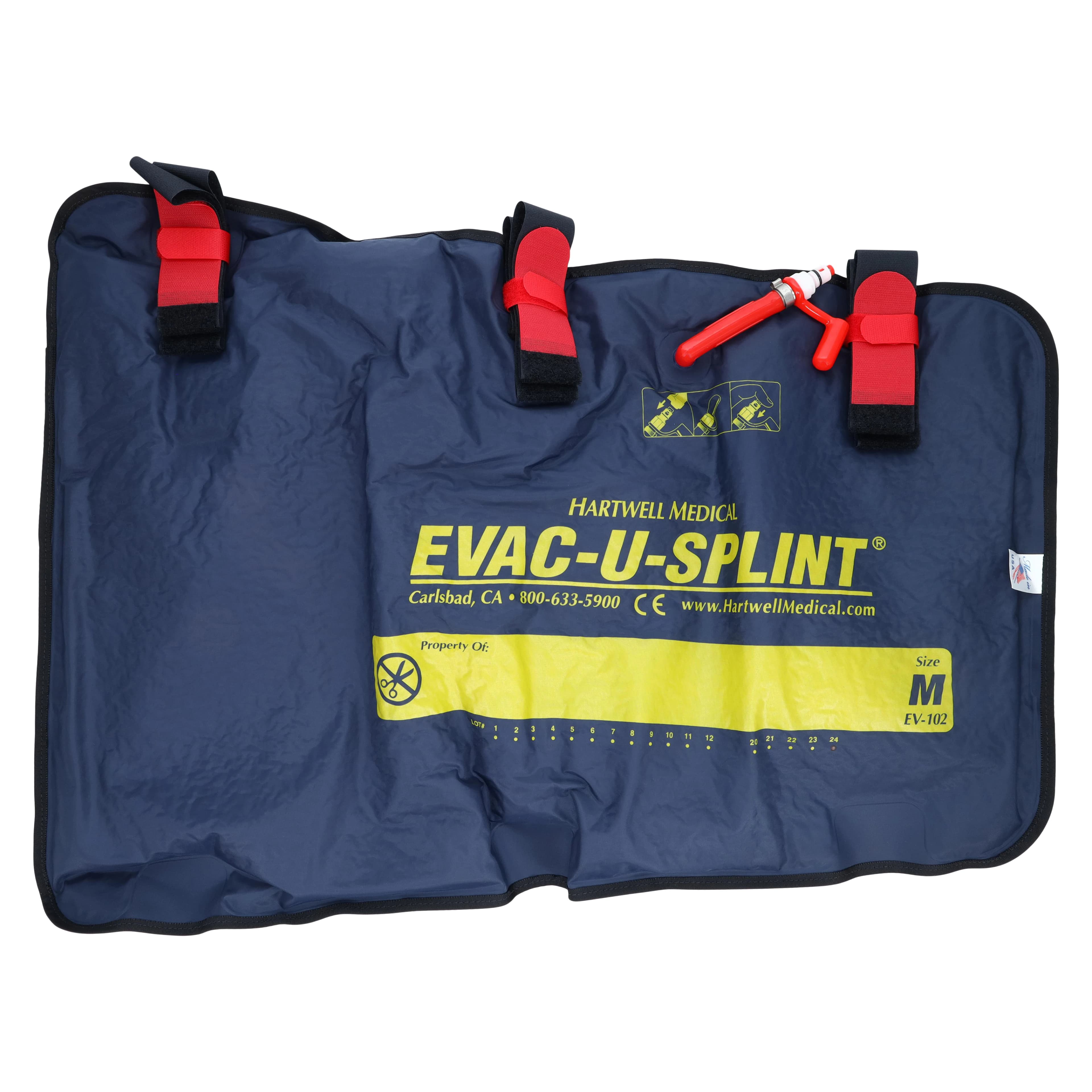 EVAC-U-SPLINT Immobilization Set Extremity Adult, Medium, Nylon/Vinyl, 27.5x20x1" - Splint Extremity - Image 1