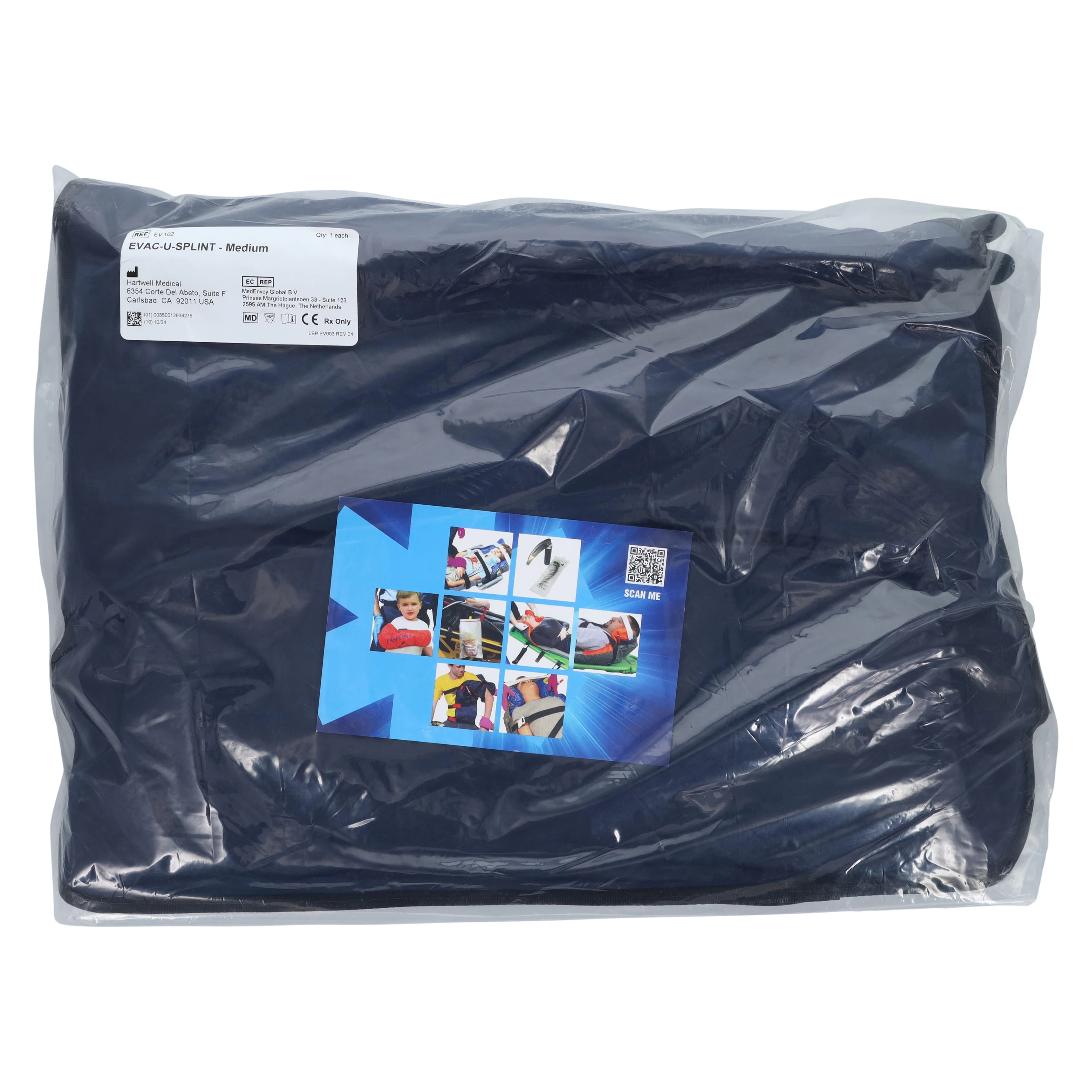 EVAC-U-SPLINT Immobilization Set Extremity Adult, Medium, Nylon/Vinyl, 27.5x20x1" thumbnail 4