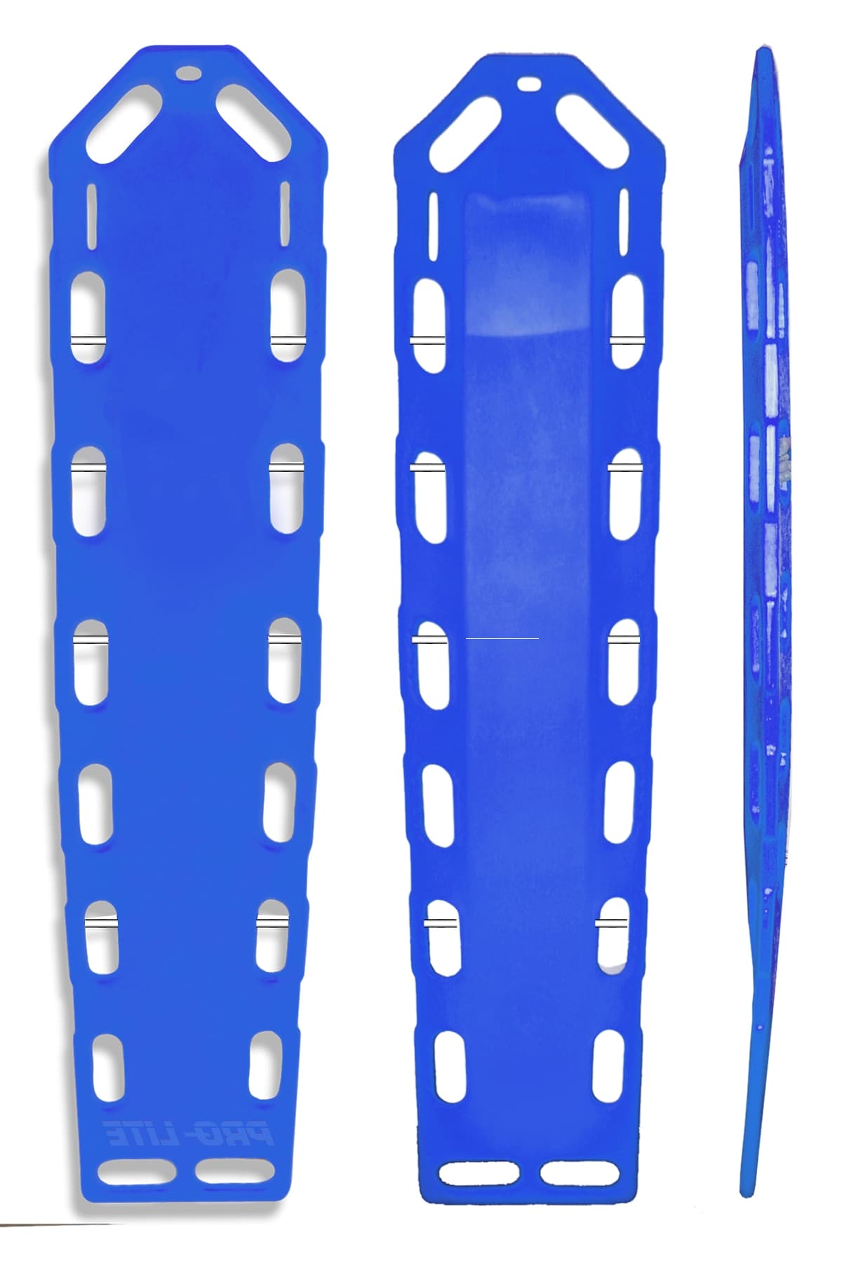 Fleming Industries Pro-Eco EMS Spineboard, Blue, 719 with Pins and Non-Memory Foam - Blue 719 ProEco w/Pins-N.Mem. - Image 1