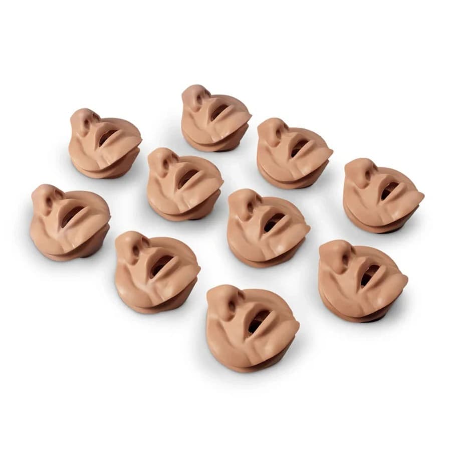 Life/form Bariatric CPR Manikin Replacement Mouth/Nose Pieces, 10/Package - Mouth/Nose Pieces - Image 1