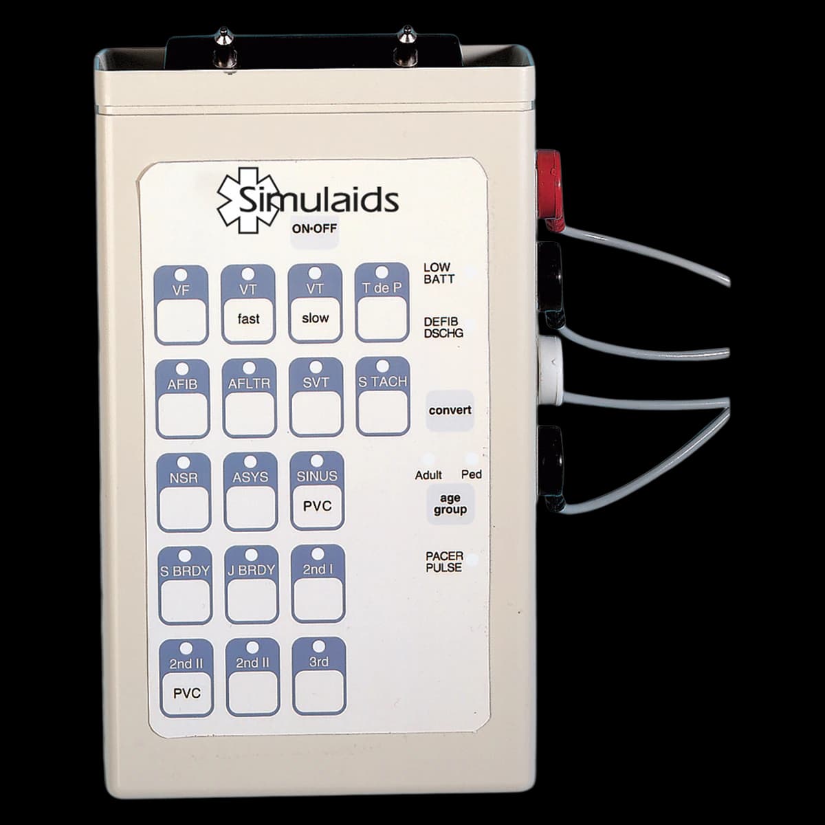 Nasco Healthcare Interactive ECG Simulator Box with 4-Lead Training Simulator - Interactive ECG Simulator Box - Image 1