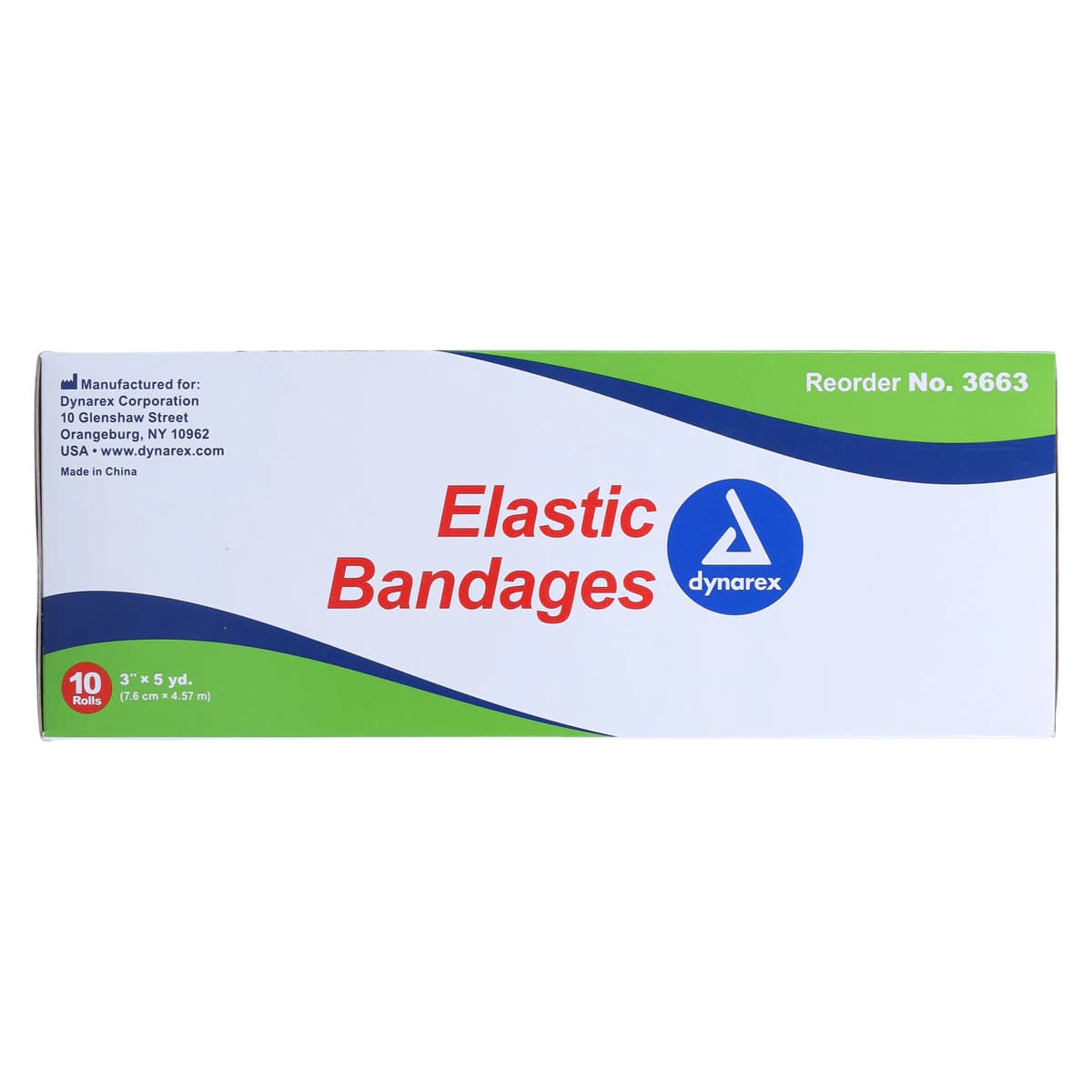 Dynarex Bandage Elastic Clips, 3" x 4.5 yd, Tan, Non-Sterile, 10/Box, LF NS thumbnail 6