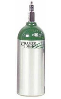 M9 Aluminum Oxygen Cylinder with Toggle Valve (Meret USA LLC) - M9 Alum.Cy1.w/Toggle Valve - Image 1