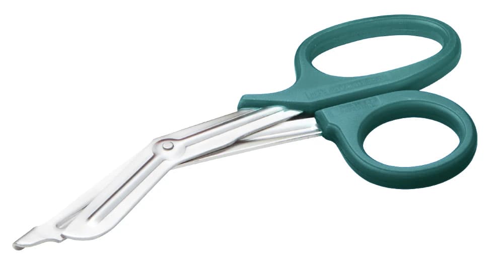 Medicut EMT Utility Shears, Angled 7-1/4", Stainless Steel/Polypropylene, Autoclavable, Reusable - Shears Medicut 7-1/4" - Image 1