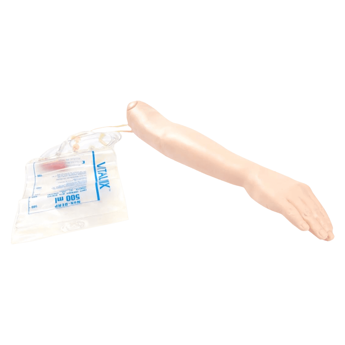 Laerdal Pediatric Multi-Venous IV Arm Training Simulator, Light, with Replacement Skin & Multi-Vein System, Simulated Blood, Lubricant, Blood Bag, and Hardware Kit - Pediatric Multivenous IV Trag - Image 1