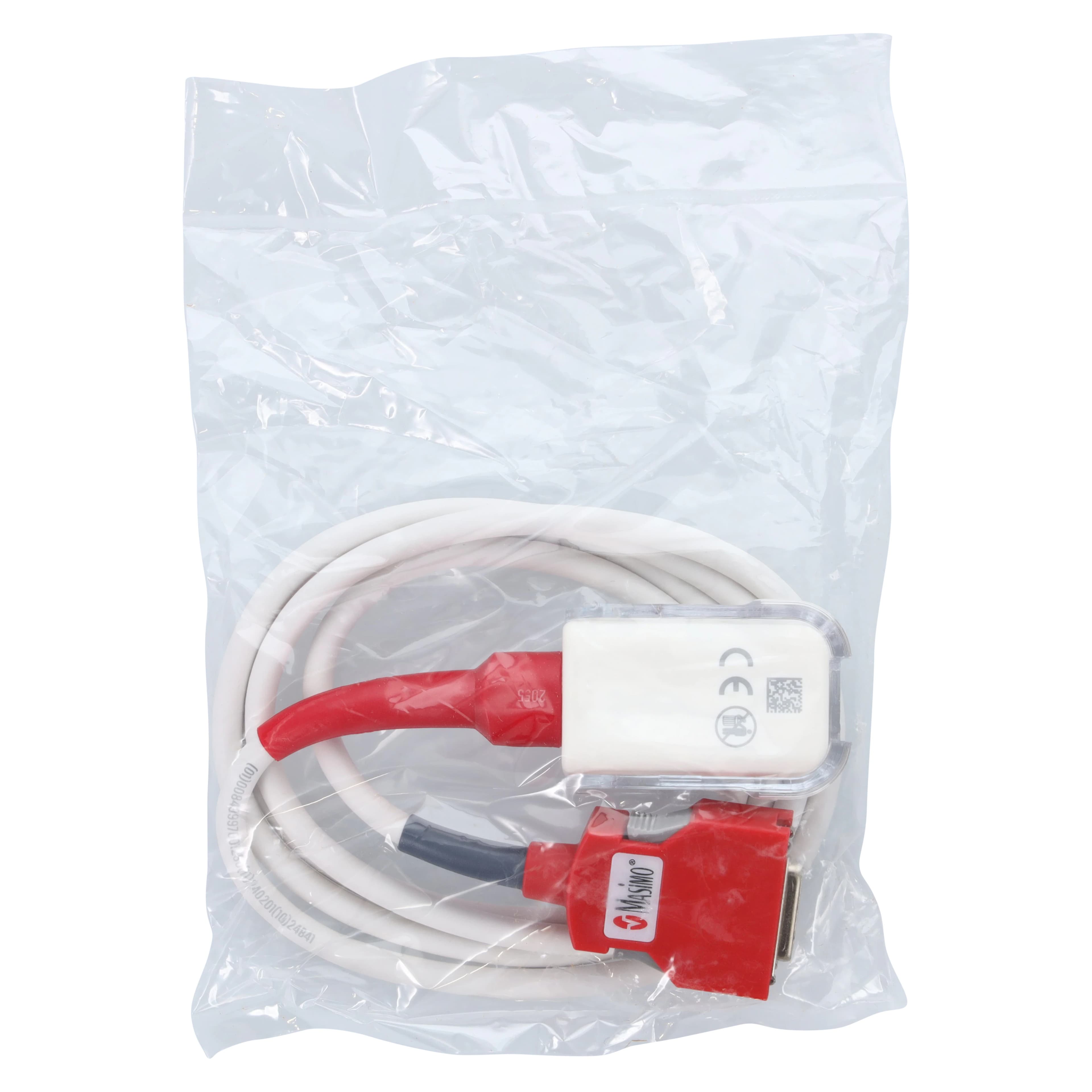 Masimo LNCS Adapter Cable, Red, LNC-04 thumbnail 2