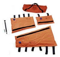 Ferno Vacu Splint AS120 Adult Extremity Immobilization Splint, Vinyl-Coated Nylon, Size Medium, Left/Right, 29.9 x 24.8 x 1.18 in - Vacu Splint AS120 - Image 1