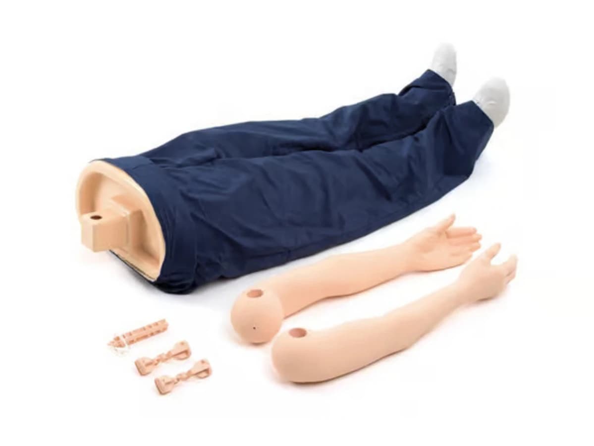 Resusci Anne Manikin Hard Arms/Soft Legs Attachment Set with Bolts and Pants - New Arms/Soft Legs - Image 1