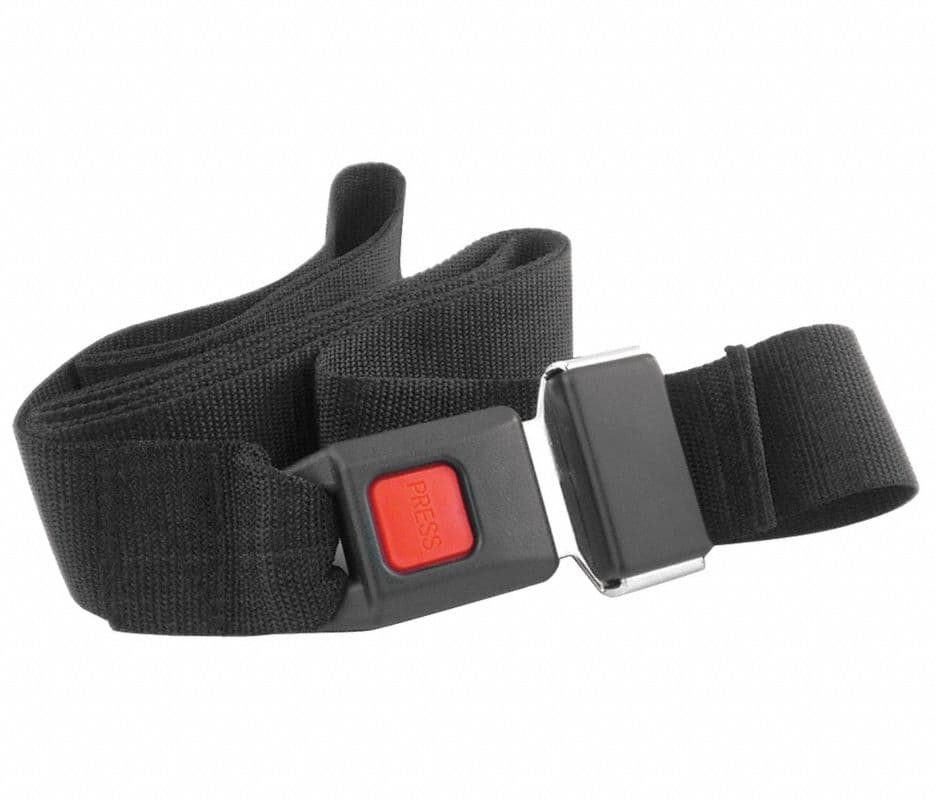 Medsource International Backboard Strap, Polypropylene, 2-Piece, Metal Buckle, Loop Ends - Strap, Metal Buckle, Loop Ends - Image 1