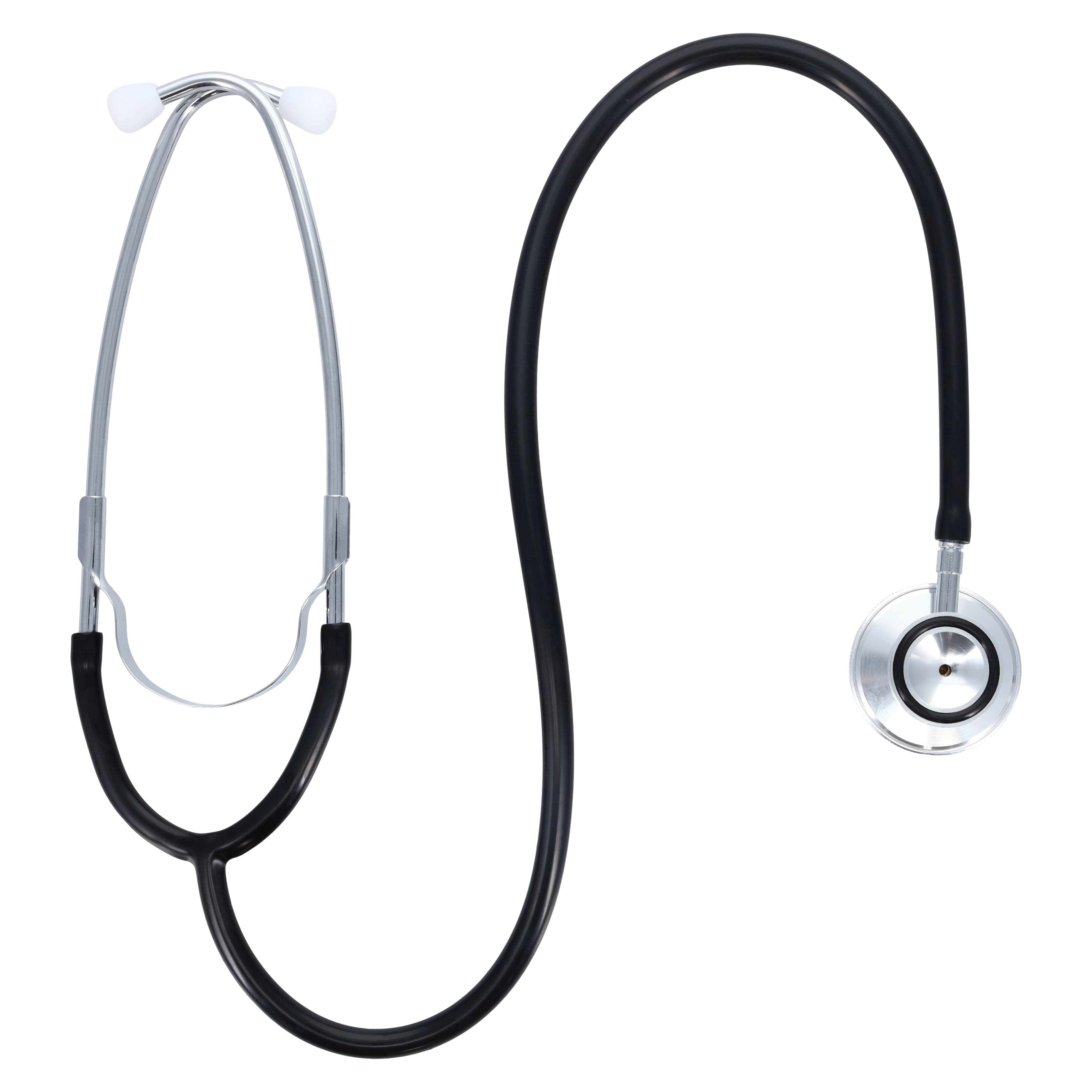 Medsource International Stethoscope Dual Head, Economy, Black Y Tubing, 01KT0J08KQRBS4M0REVDR8EPCF thumbnail 2