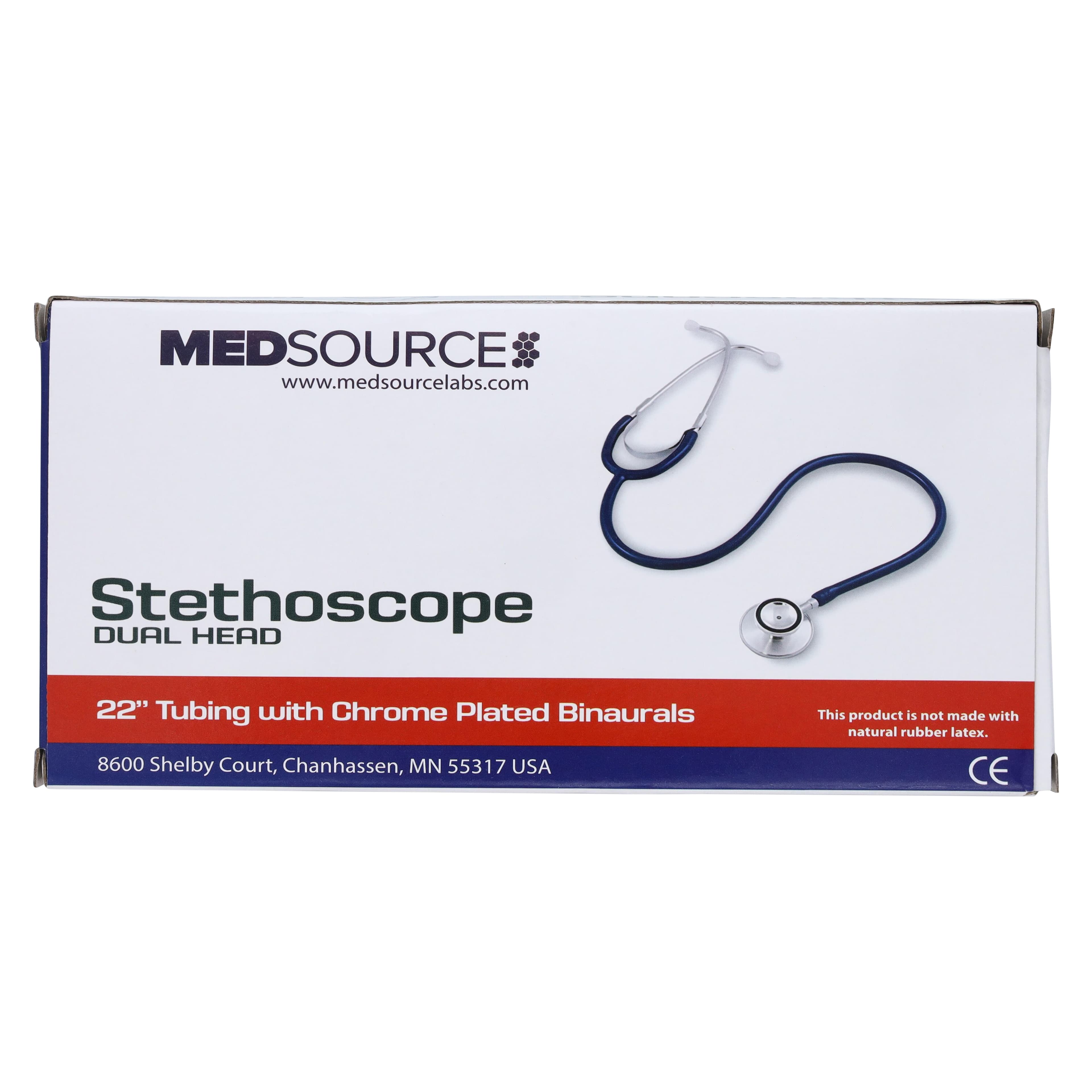 Medsource International Stethoscope Dual Head, Economy, Black Y Tubing, 01KT0J08KQRBS4M0REVDR8EPCF thumbnail 6