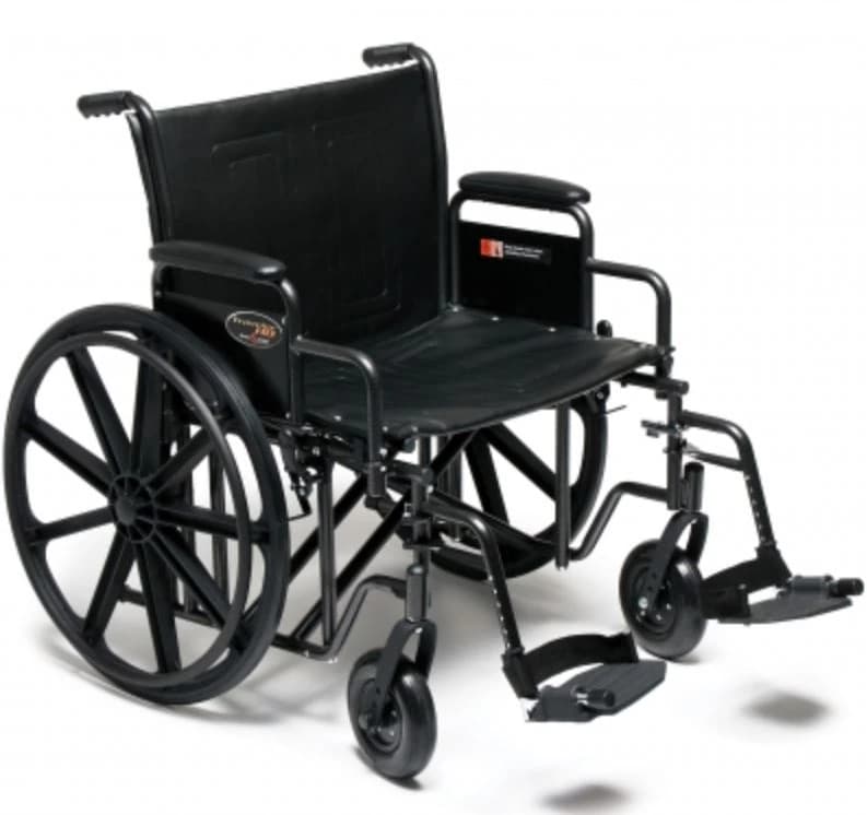 Graham-Field Traveler HD Series Transport Wheelchair, 500 lb Capacity - Traveler HD Series Wheelchair - Image 1