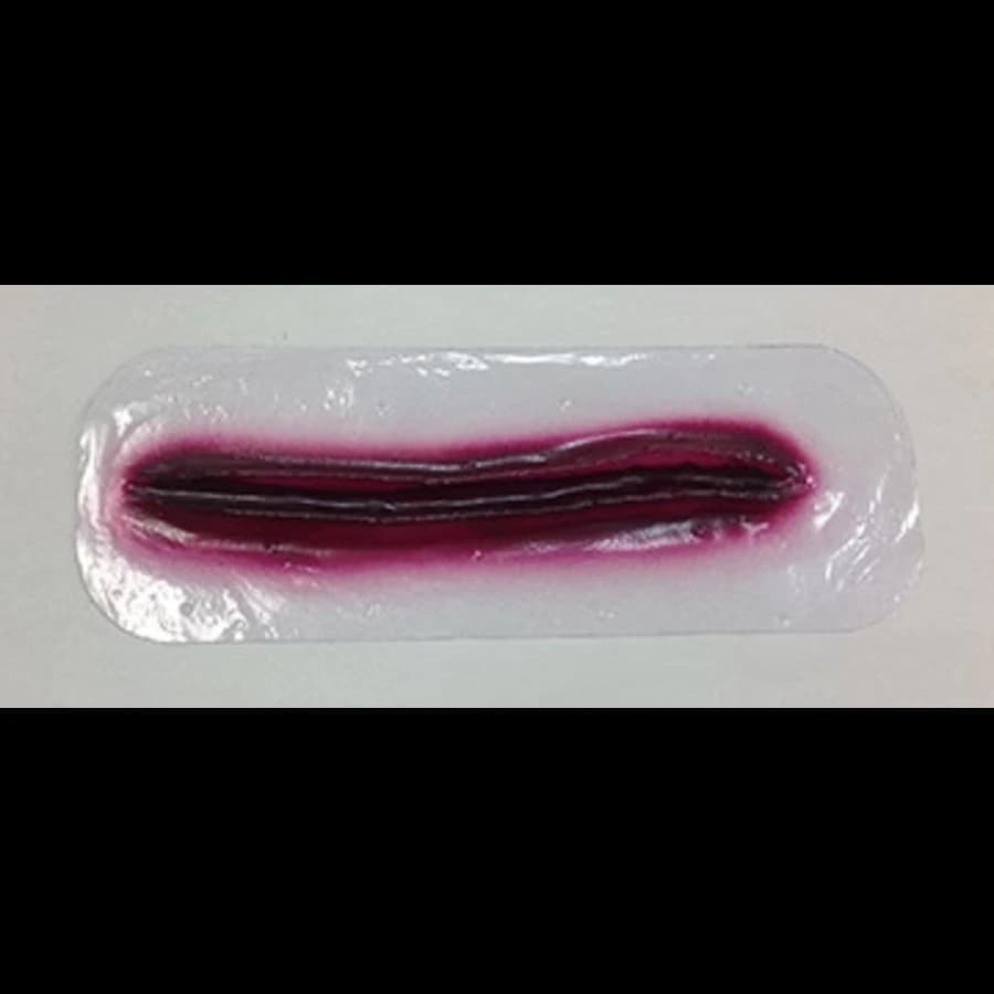 Nasco Healthcare Laceration Educational Compound, 3cm Medium Stick-On, Each - Laceration Stick On - Image 1