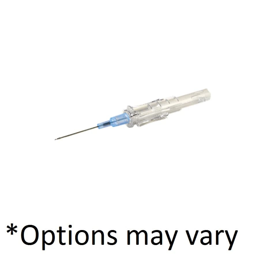 Jelco Protectiv-W IV Catheter, 16 Gauge, 1-1/4" Winged, Safety Straight, Gray, 200/Case - IV Catheter Protect Winged - Image 1