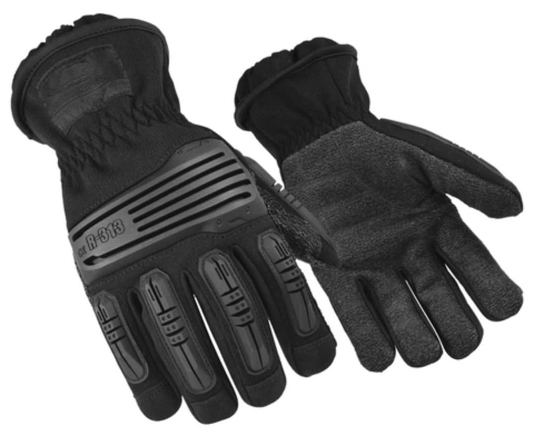 Ringers Kevlar/Flexible Thermoplastic Rubber Extrication Impact Gloves, XX-Large, Black, 1 Pair - Glove Cuff Extrication - Image 1