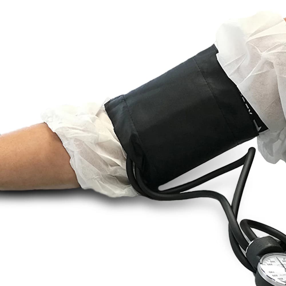 Medsource International Blood Pressure Cuff Barrier, White, 500/Case thumbnail 2