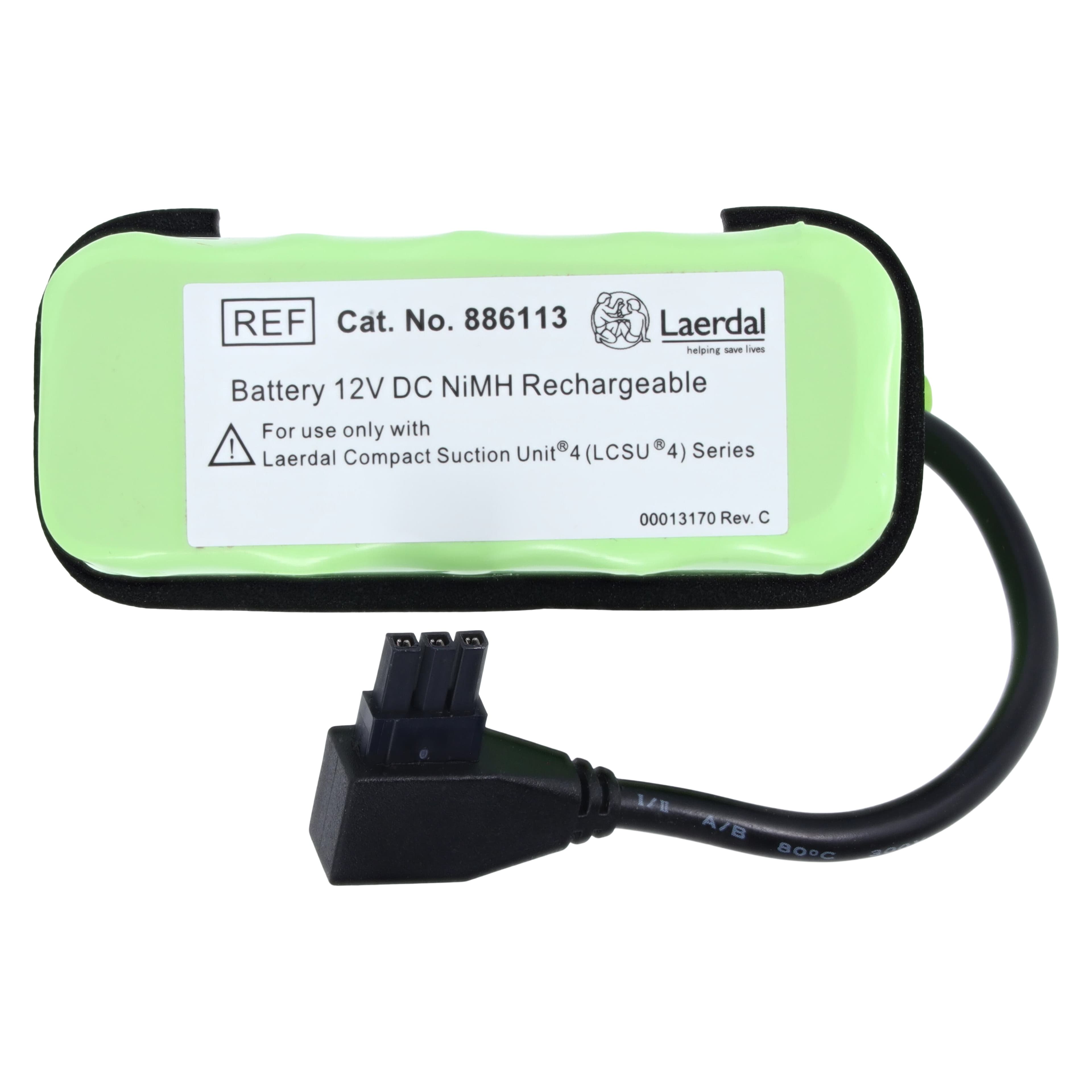 Laerdal Medical Compact Suction Unit 4 (LCSU4) NiMH Battery, 12V DC, Each thumbnail 4