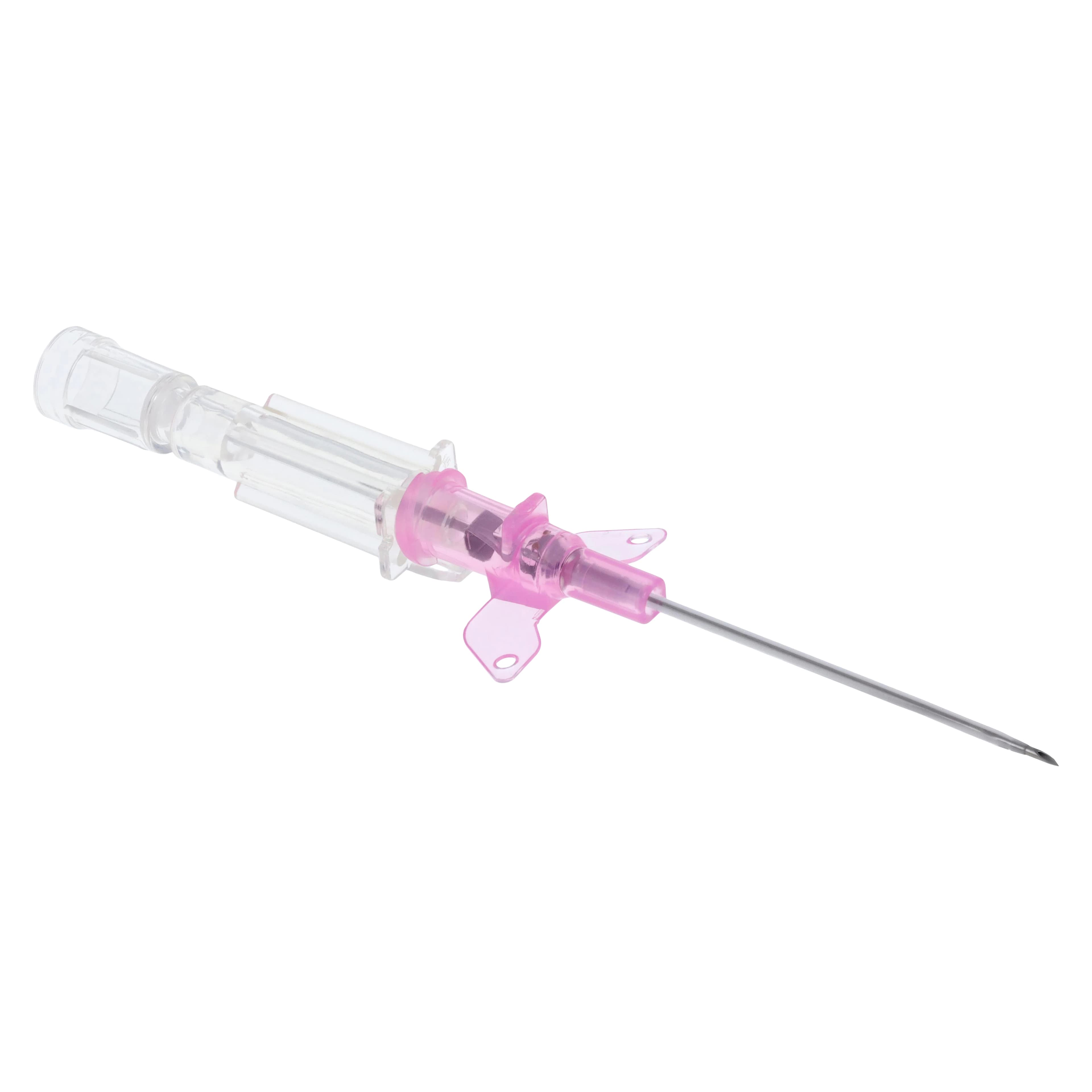 B. Braun Introcan Safety IV Catheter, 20 Gauge, 1-1/4", FEP, Straight with Wings, Pink, Sterile, 50/Box thumbnail 2