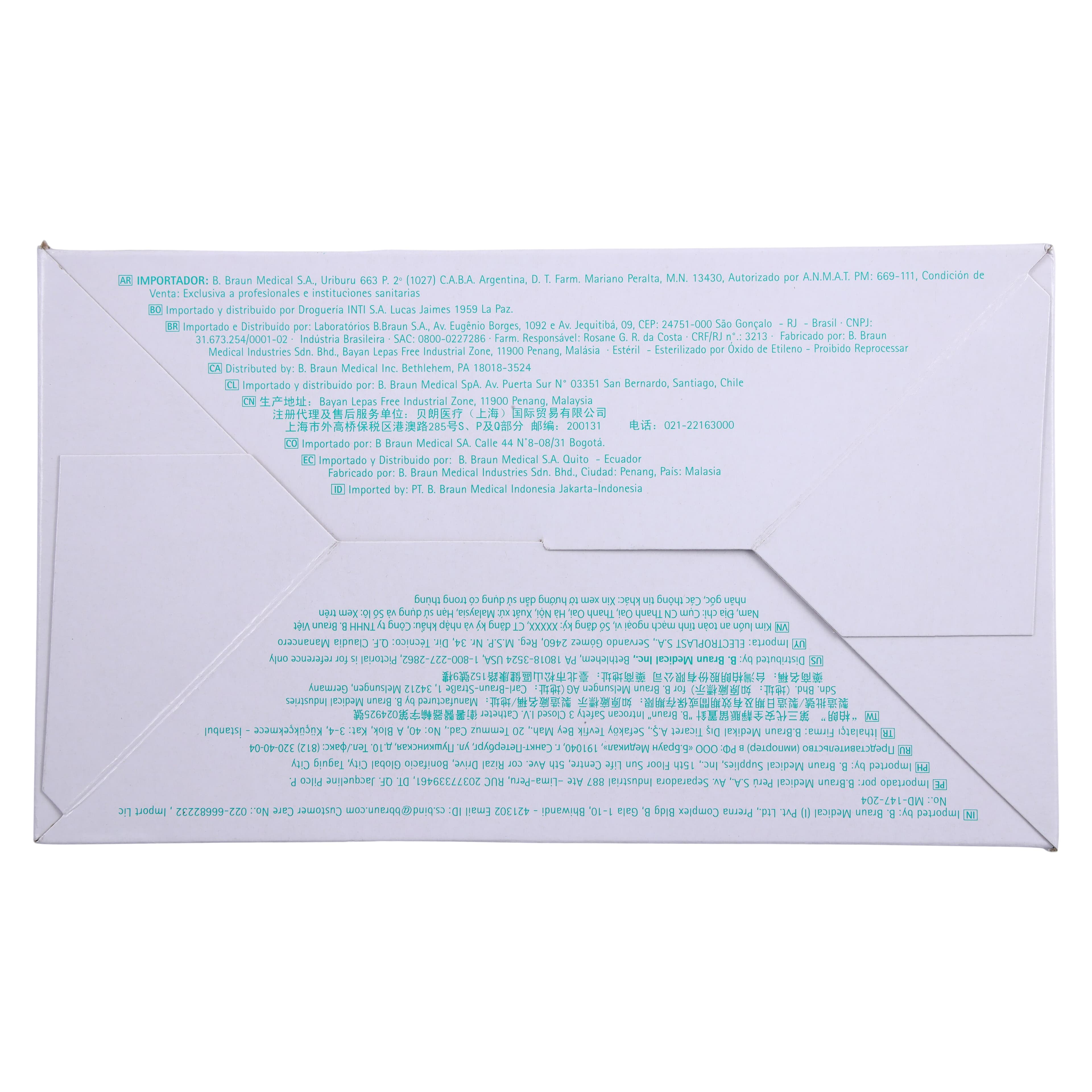 B. Braun Introcan Safety 3 IV Catheter, 24 Gauge, 3/4", Closed End, Yellow, 50/Box thumbnail 9