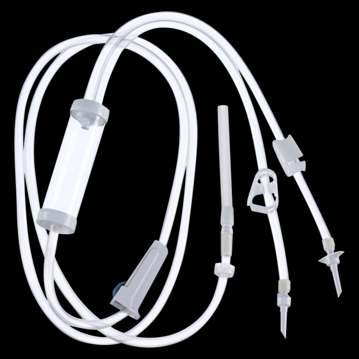 B. Braun SuperSet Two Line Irrigation Set, 94" Tubing, Roller Clamp, 2 On/Off Clamps, 2 UniSpike, Sterile, 10/Case - Two Line Irrigation Set - Image 1
