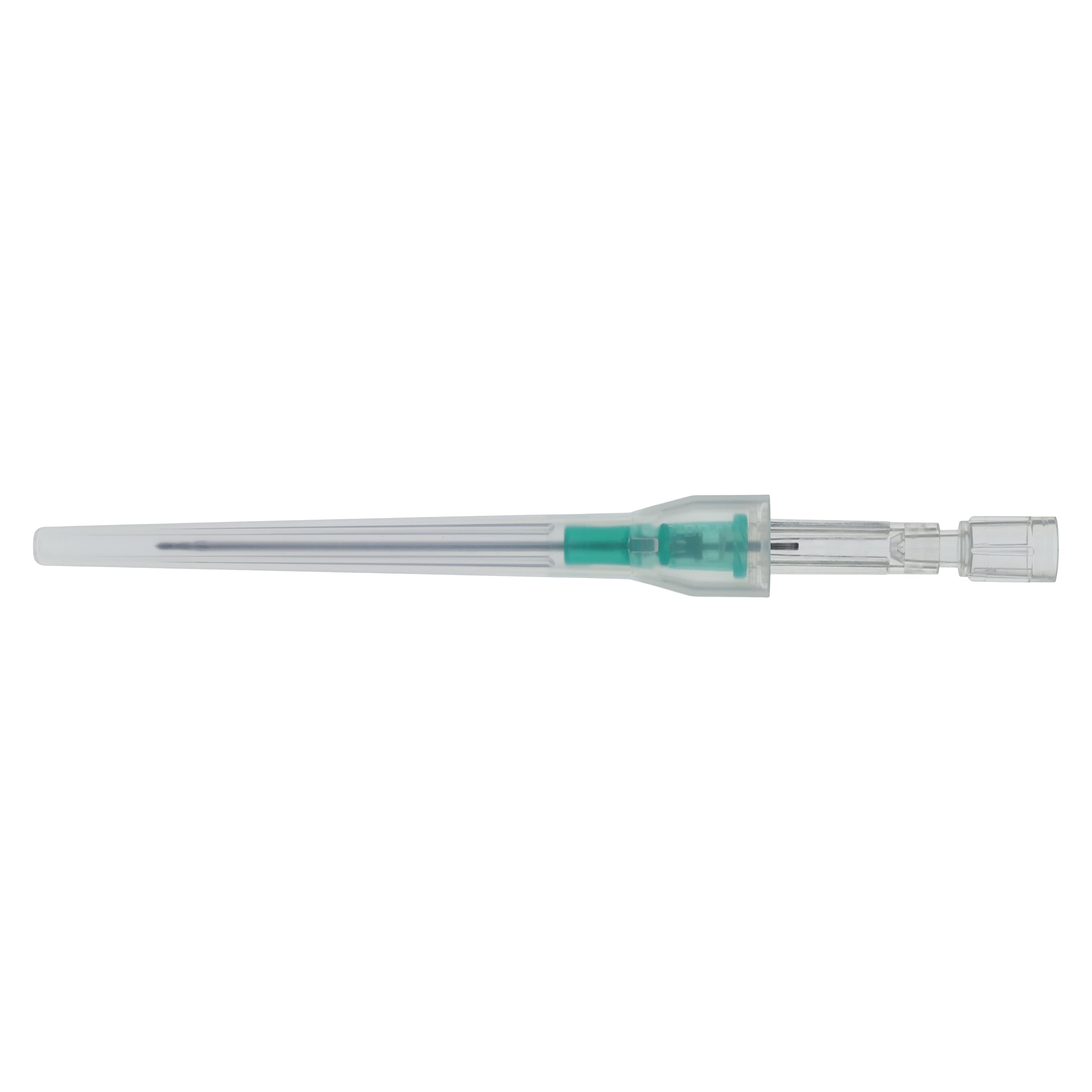 Introcan Safety IV Catheter, 18 Gauge, 1-3/4", Green, Straight, Non-DEHP, Latex-Free, Sterile, Each thumbnail 4