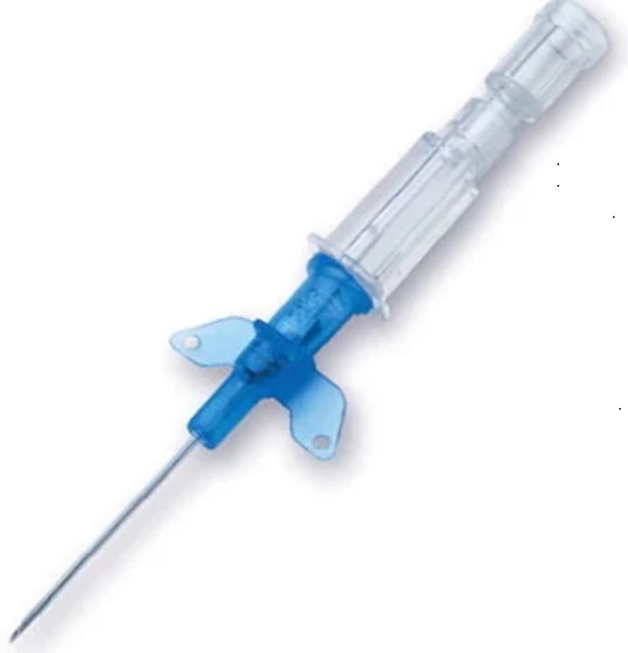 Introcan Safety Cath Wing IV Catheter, 22 Gauge, 1", Blue, Sterile, Non-DEHP/Non-PVC, Latex-Free, 50/Box thumbnail 6
