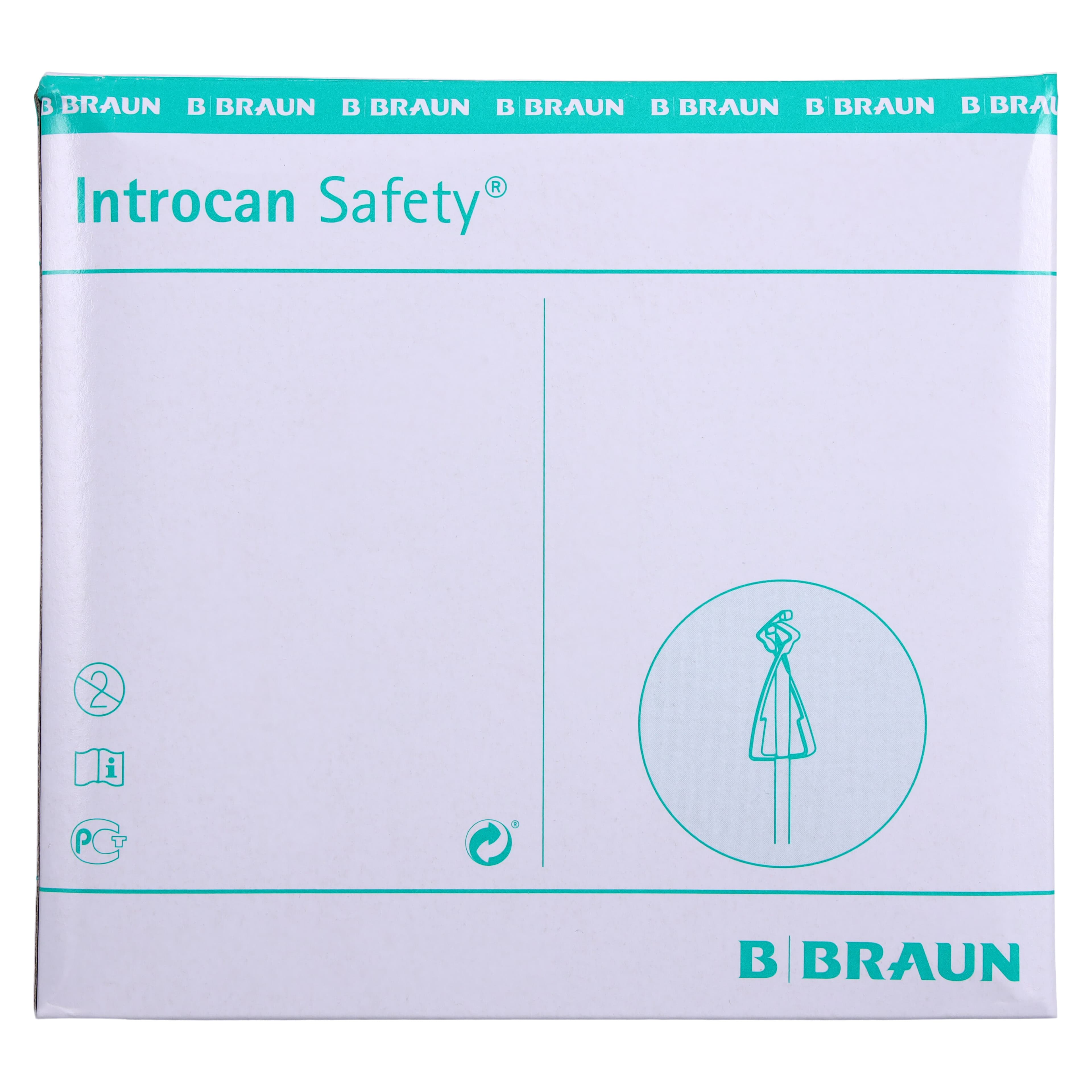 Introcan Safety IV Catheter, 20 Gauge, 1-1/4", Polyurethane, Non-DEHP/Non-PVC, Sterile, Pink, Straight, Without Wings, 50/Box thumbnail 10
