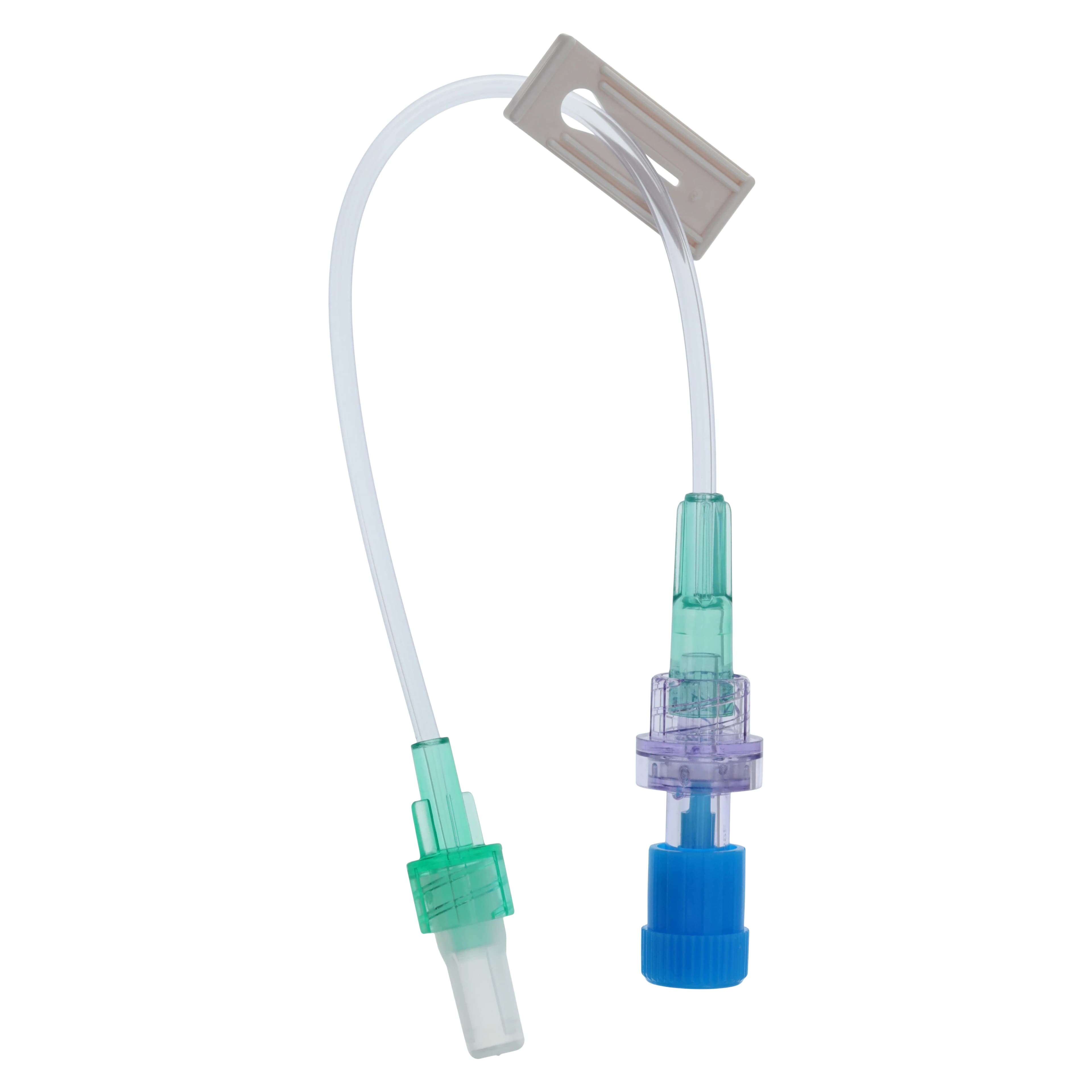 B. Braun Extension Luer Lock Connector IV Set, 7-1/2", Safesite Valve, Sterile, Latex-Free, 0.52mL Priming Volume thumbnail 2