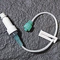 B. Braun SafeLine Needleless Y-Type IV Extension Set, 7", Female/Male Luer Lock, Split Septum Injection Site, 100/Case - SafeLine Extension Set - Image 1