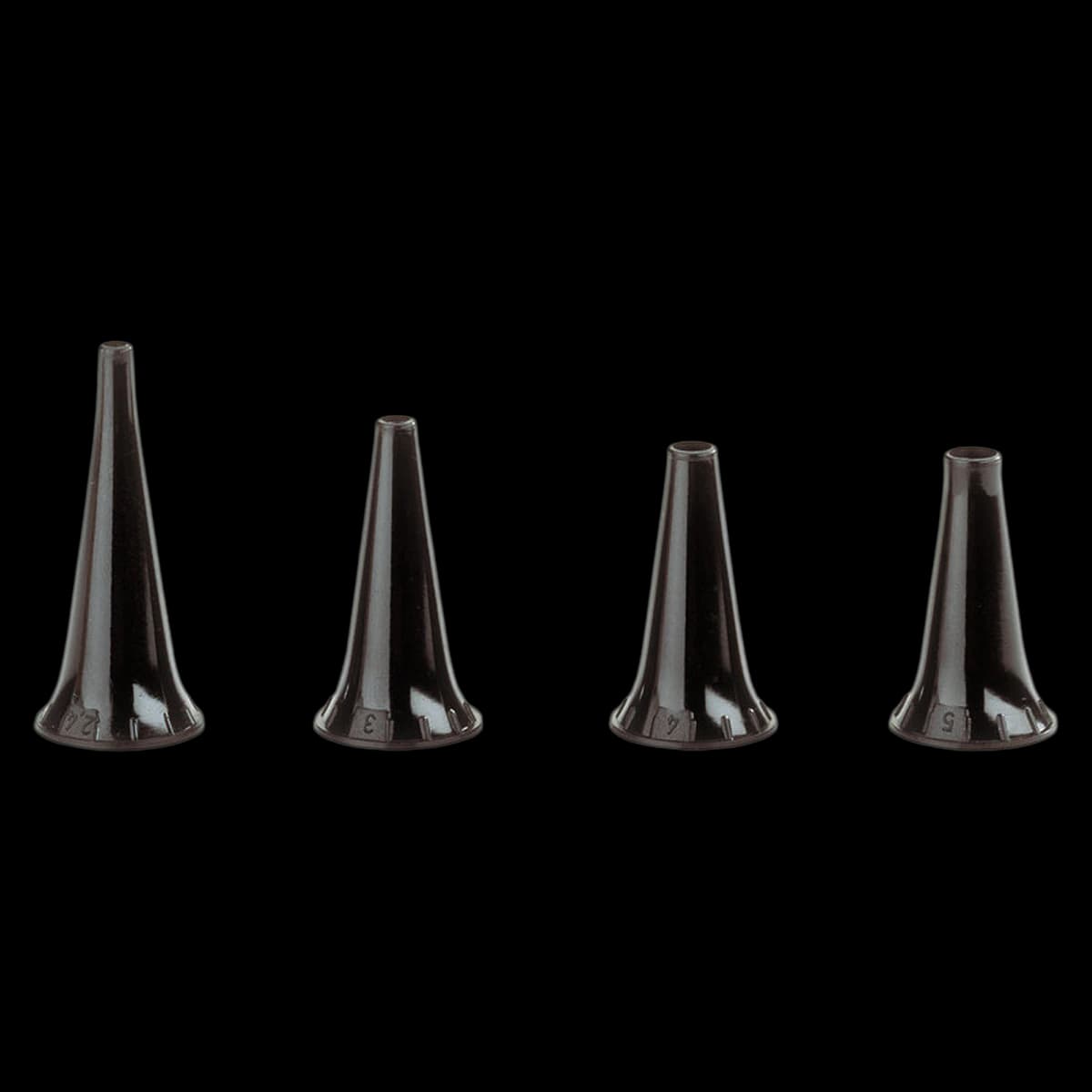 Heine Reusable Otoscope Specula Tips, 4/Package - Otoscope Reusable Tips - Image 1