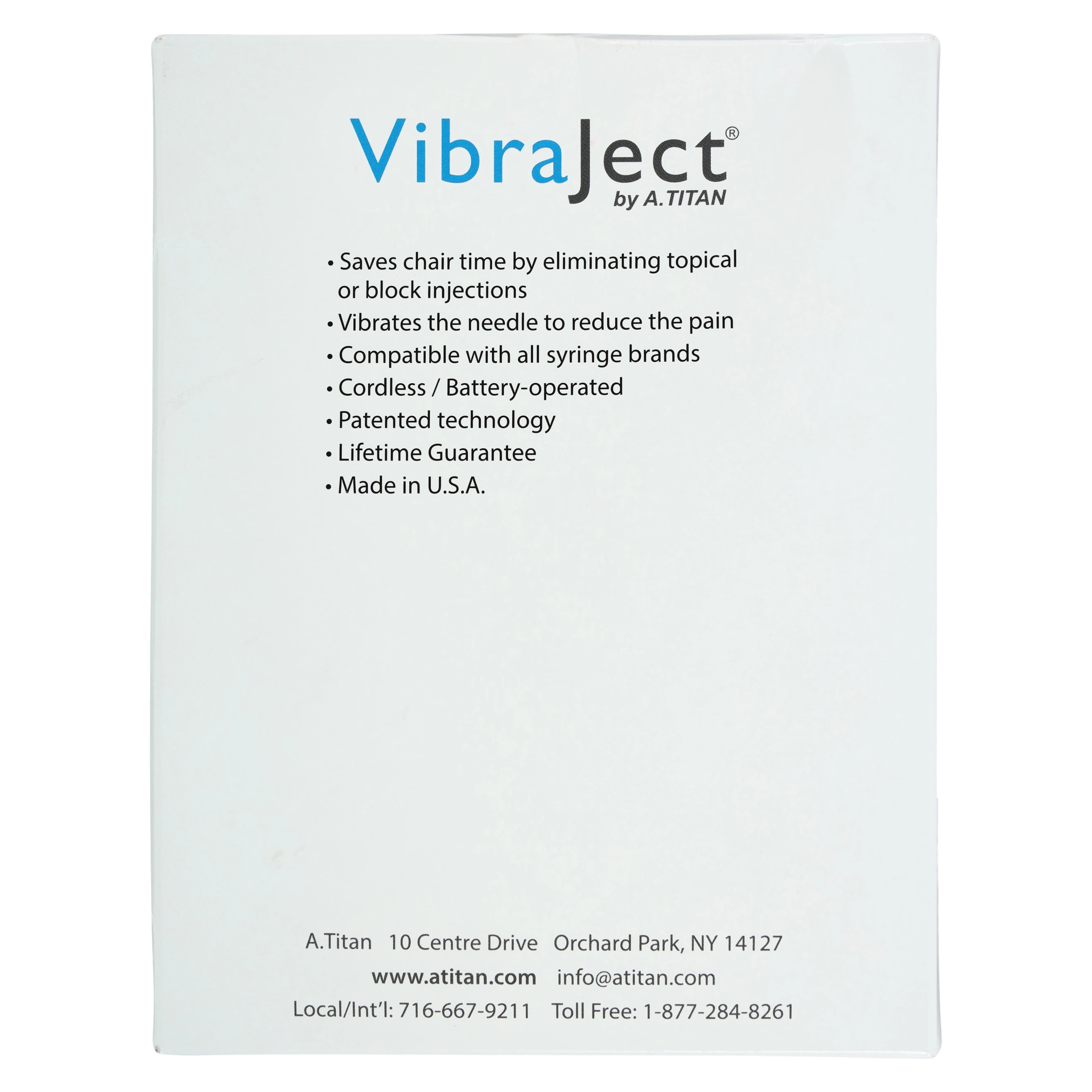 VibraJect System Kit, VJ2002, Cordless Vibrating Injection Accessory with Motor, Syringe Clips, Silicone Sleeves, and Batteries thumbnail 9