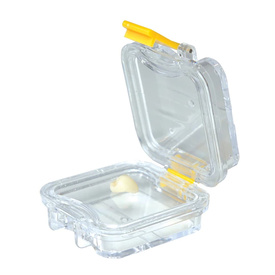 WonderClasp Pillow Crown Box, Transparent Plastic with Latching Mechanism, 20/Box - WonderClasp Pillow Crown Box (20) - Image 1
