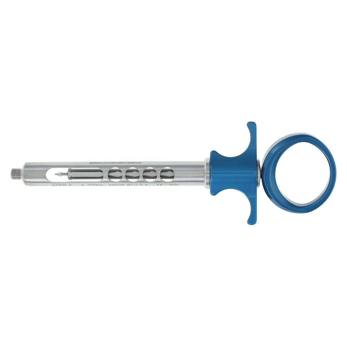 Harmonic Balanced Aspirating Syringe, VibraJect Compatible, Type C-W, Blue, ASPR-4 thumbnail 3