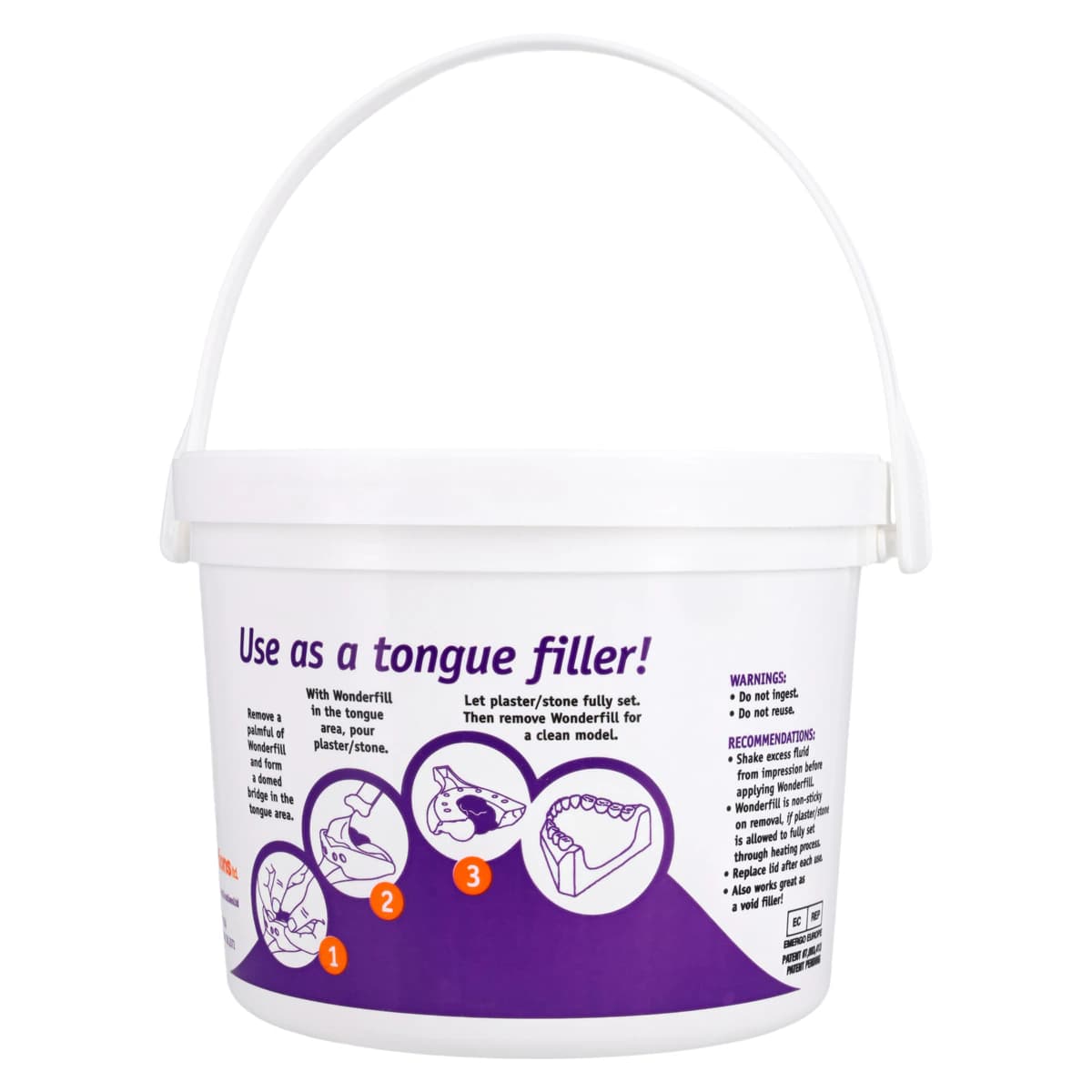 Wonderfill Tongue and Void Filler, 1.13 kg (39 oz) Tub, 344 thumbnail 8