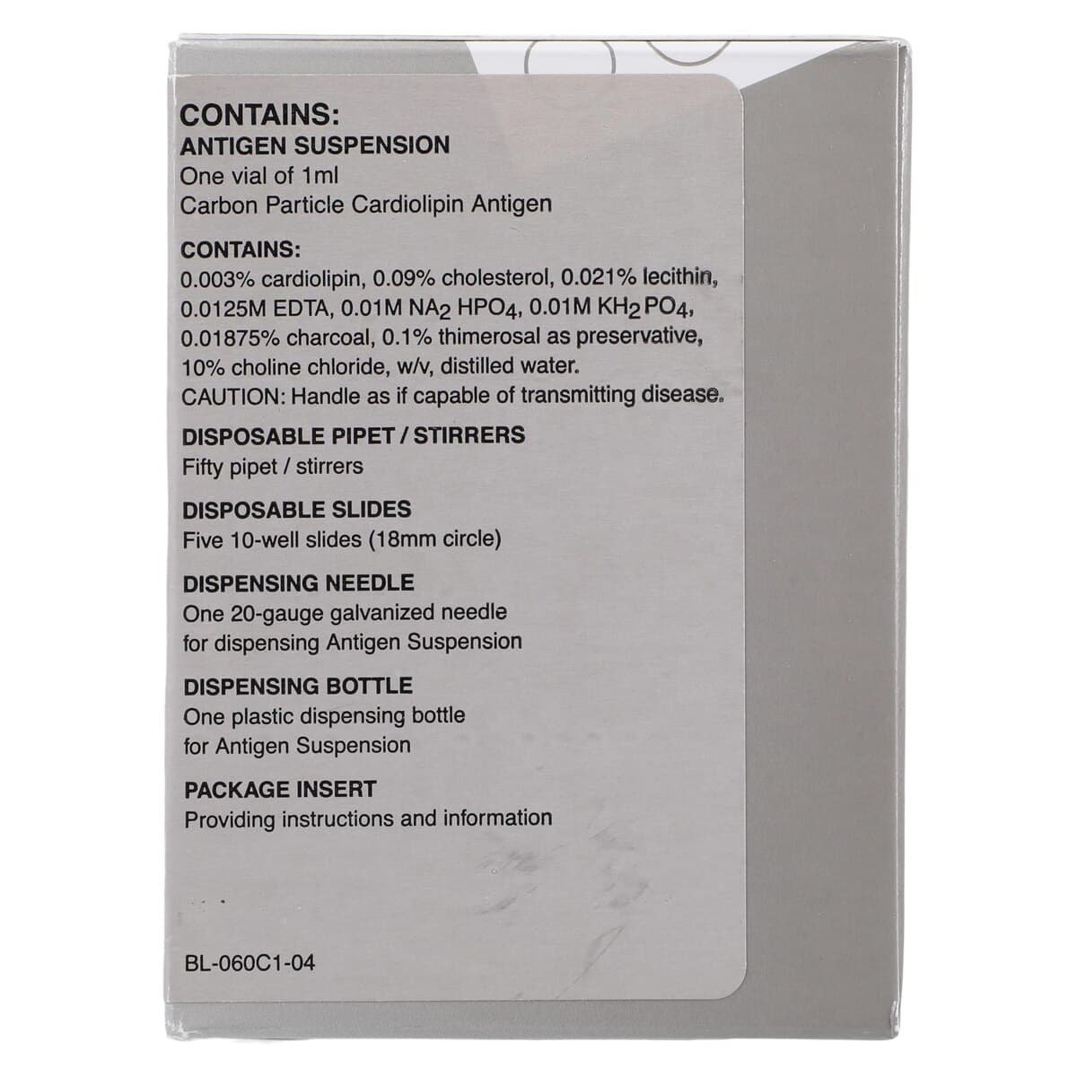 Impact RPR Rapid Plasma Reagin Test Card Kit, 50 Tests/Box thumbnail 11