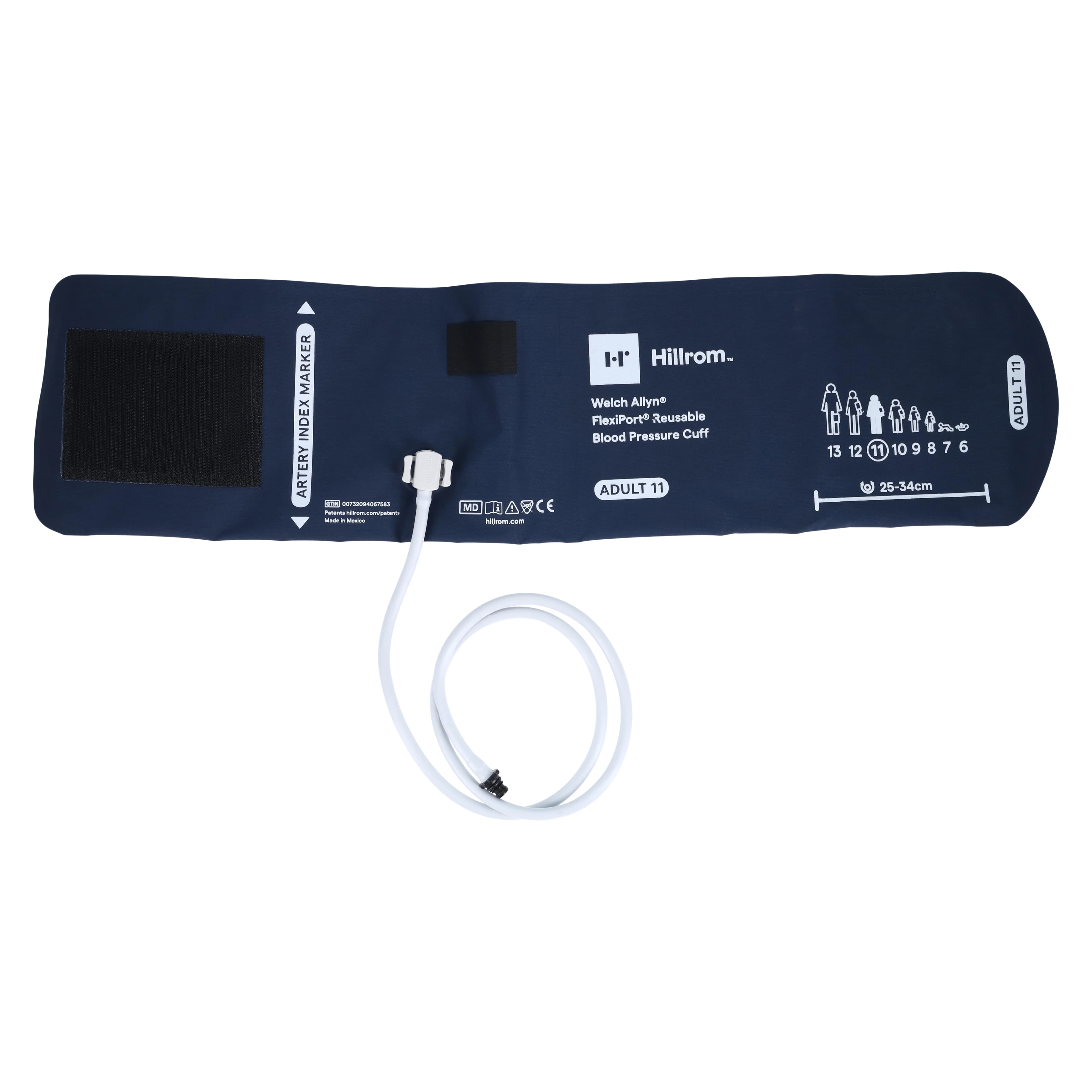 Tycos Classic Series Aneroid Sphygmomanometer, Hand Aneroid with Cuff, Black, Latex-Free, Arm Dial Display, Each thumbnail 3