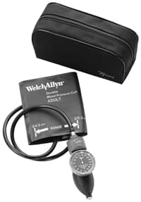 Tycos Classic Series Aneroid Sphygmomanometer, Hand Aneroid with Cuff, Black, Latex-Free, Arm Dial Display, Each - Classic Hand Aneroid W/Cuff - Image 1